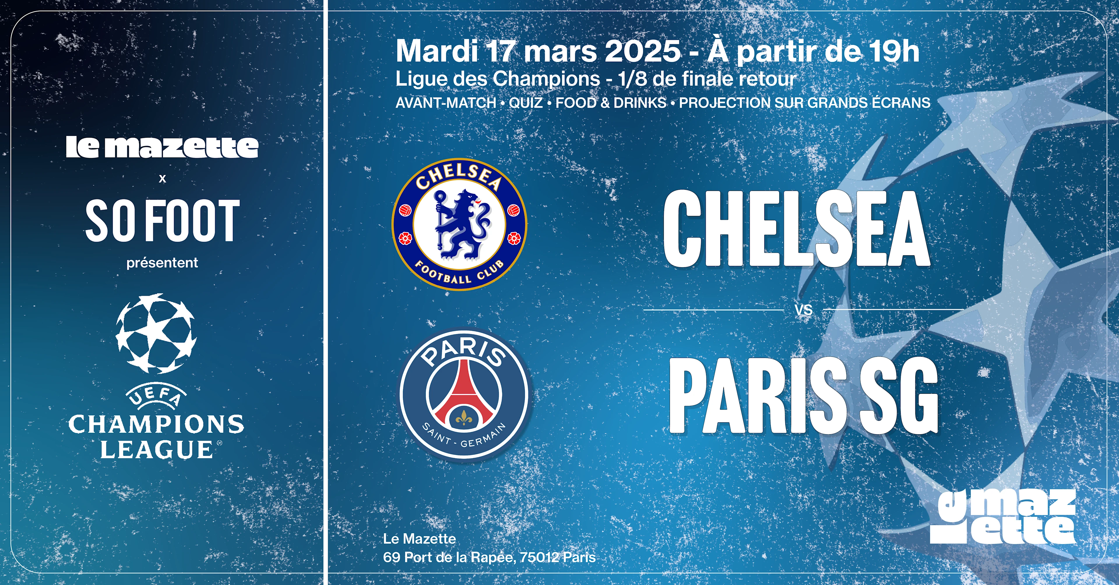 So Foot : Chelsea Vs Psg Cover