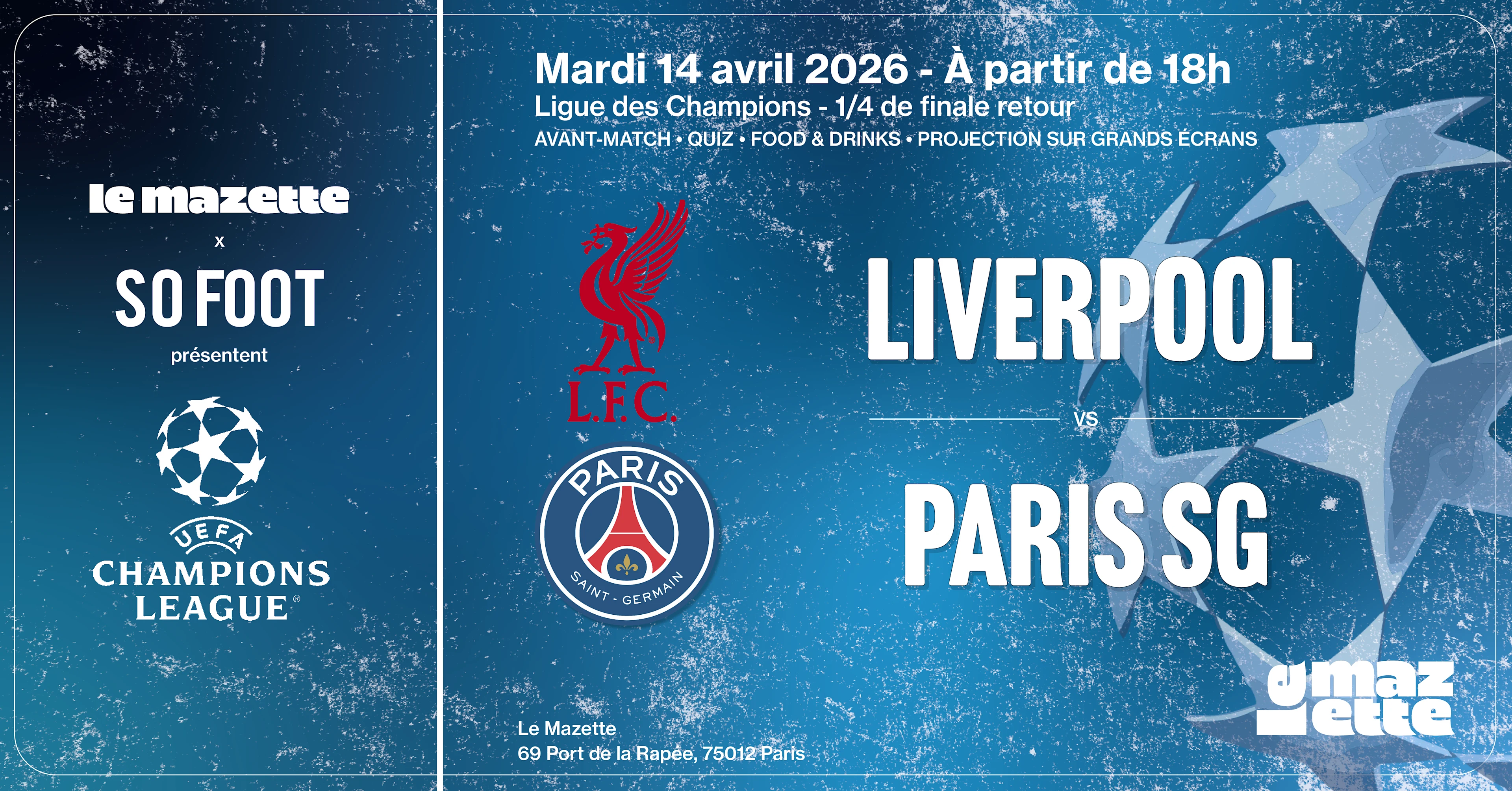 So Fooooot : Liverpool Vs Psg Cover