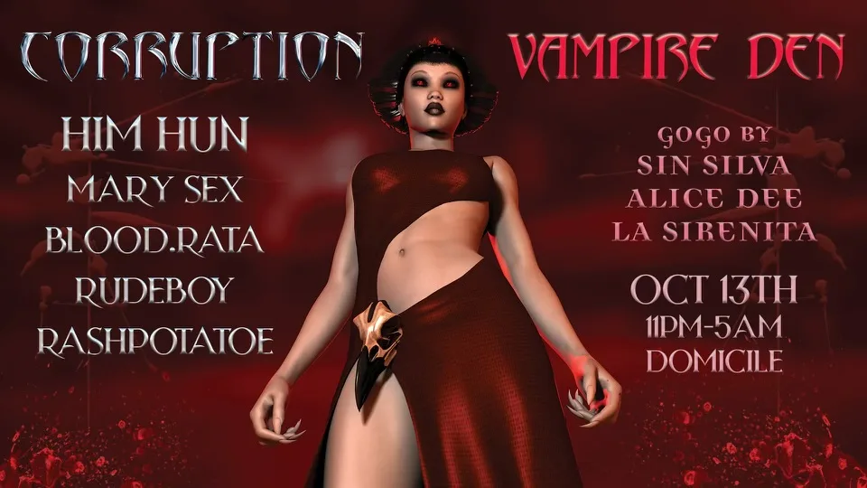 Domicile Presents Vampire Den By Corruption Cover
