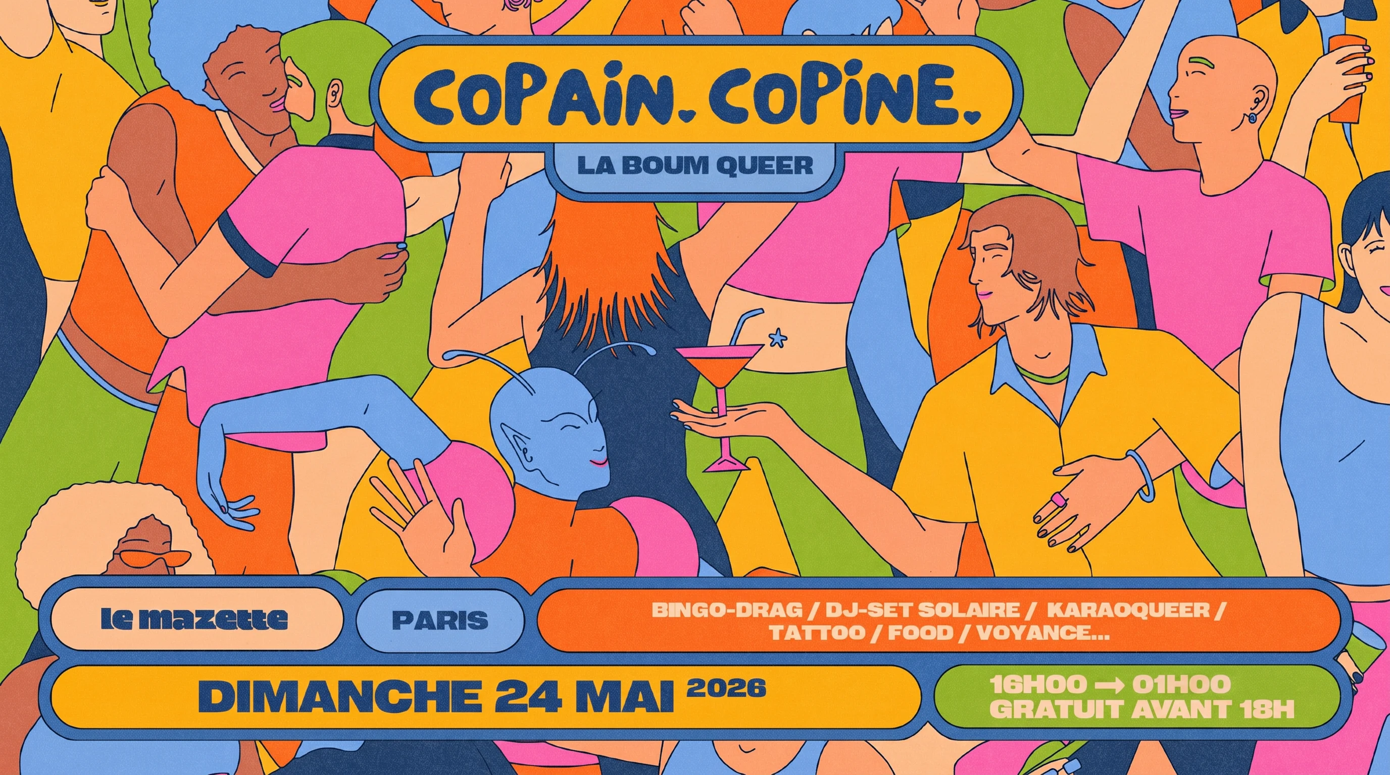 La Copain-Copine - Boum Queer Et Karaoké ! Cover