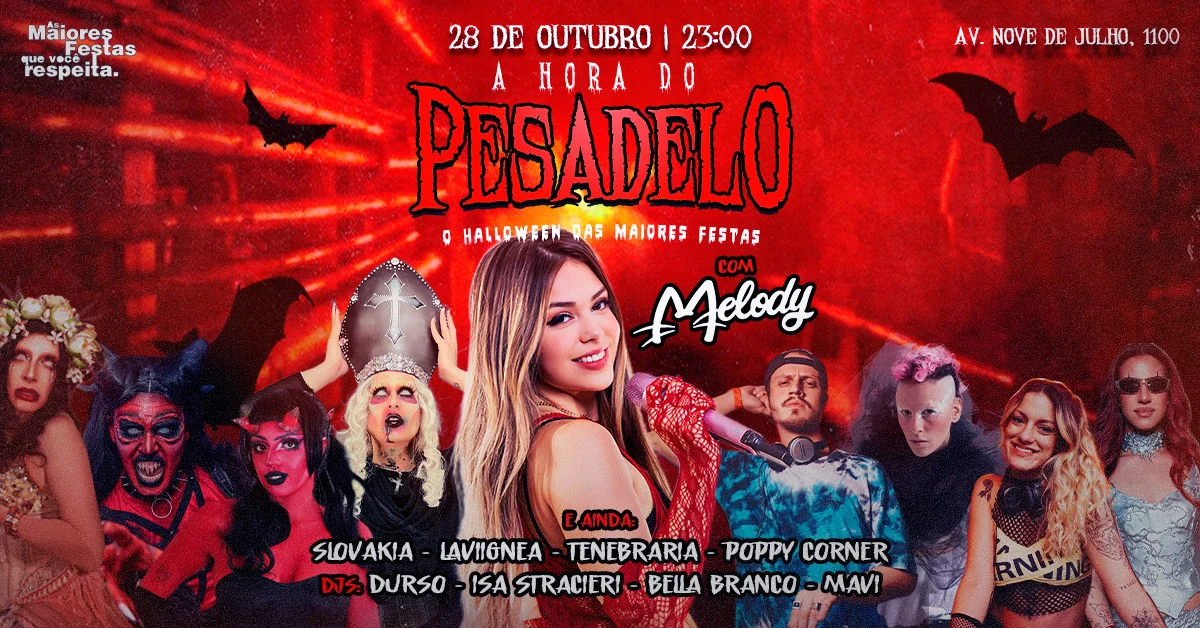 A Hora Do Pesadelo | O Halloween Das Maiores Festas Cover