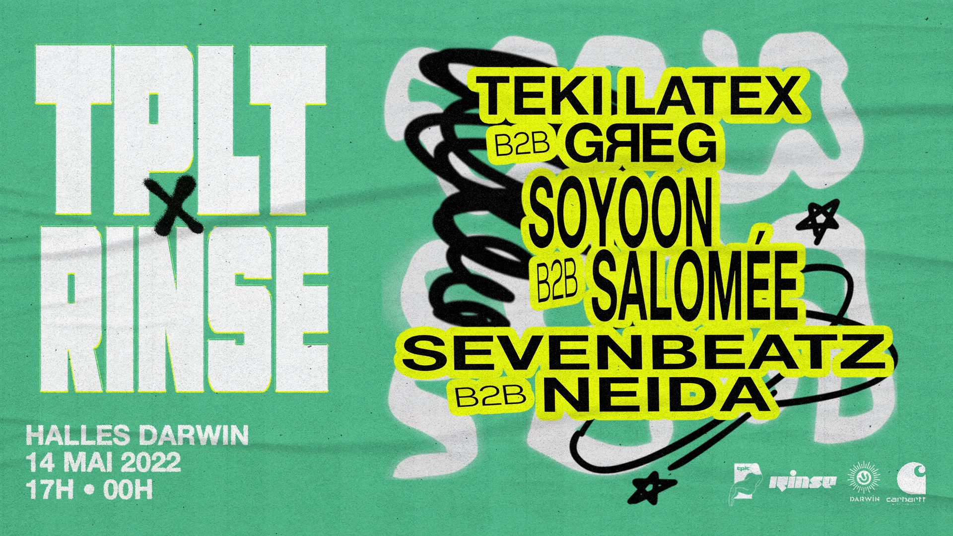 Tplt X Rinse Invitent Teki Latex, Gяeg, Soyoon, Salomée (...) Cover