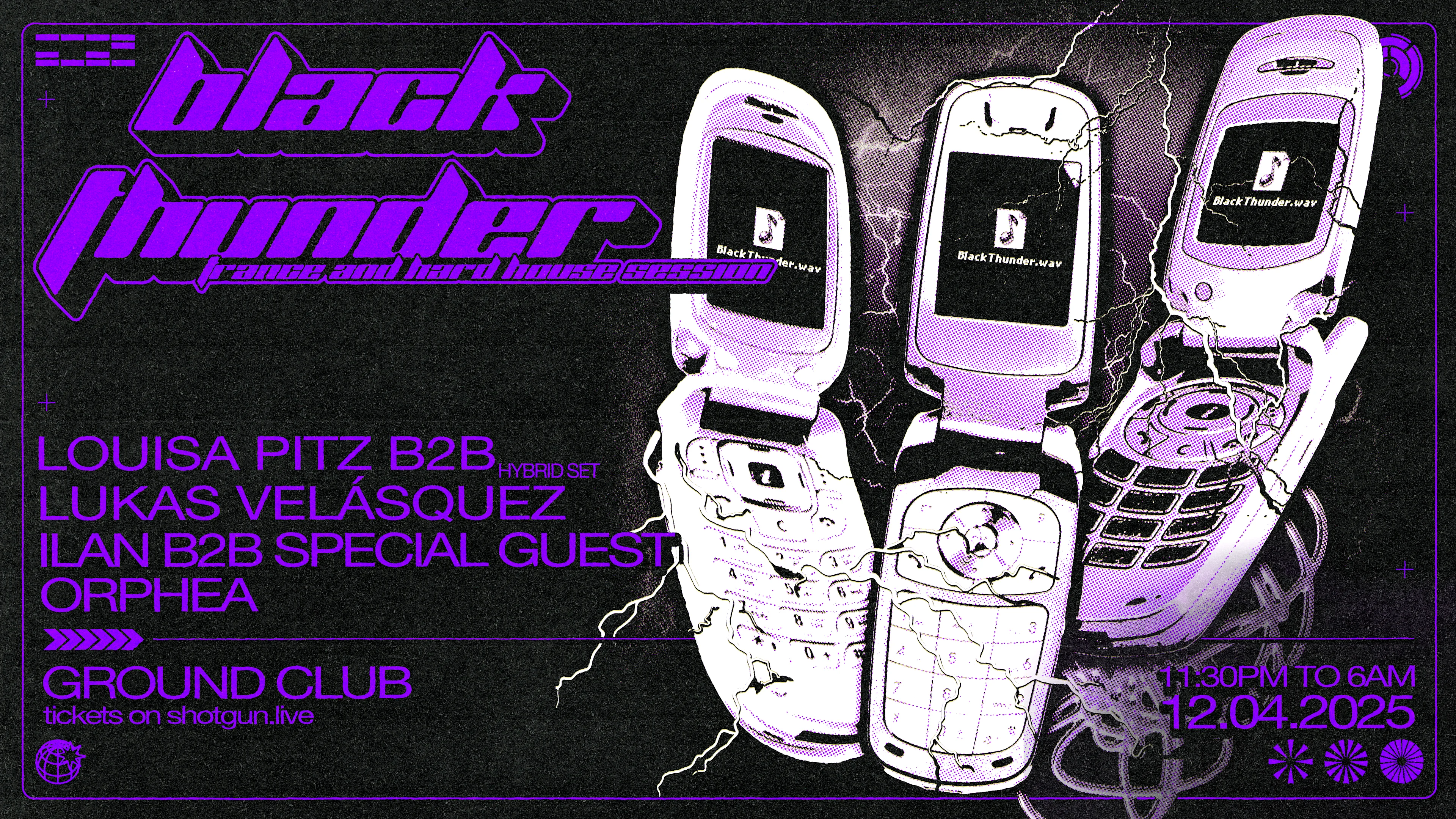 Black Thunder - Trance & Hard House Session Cover