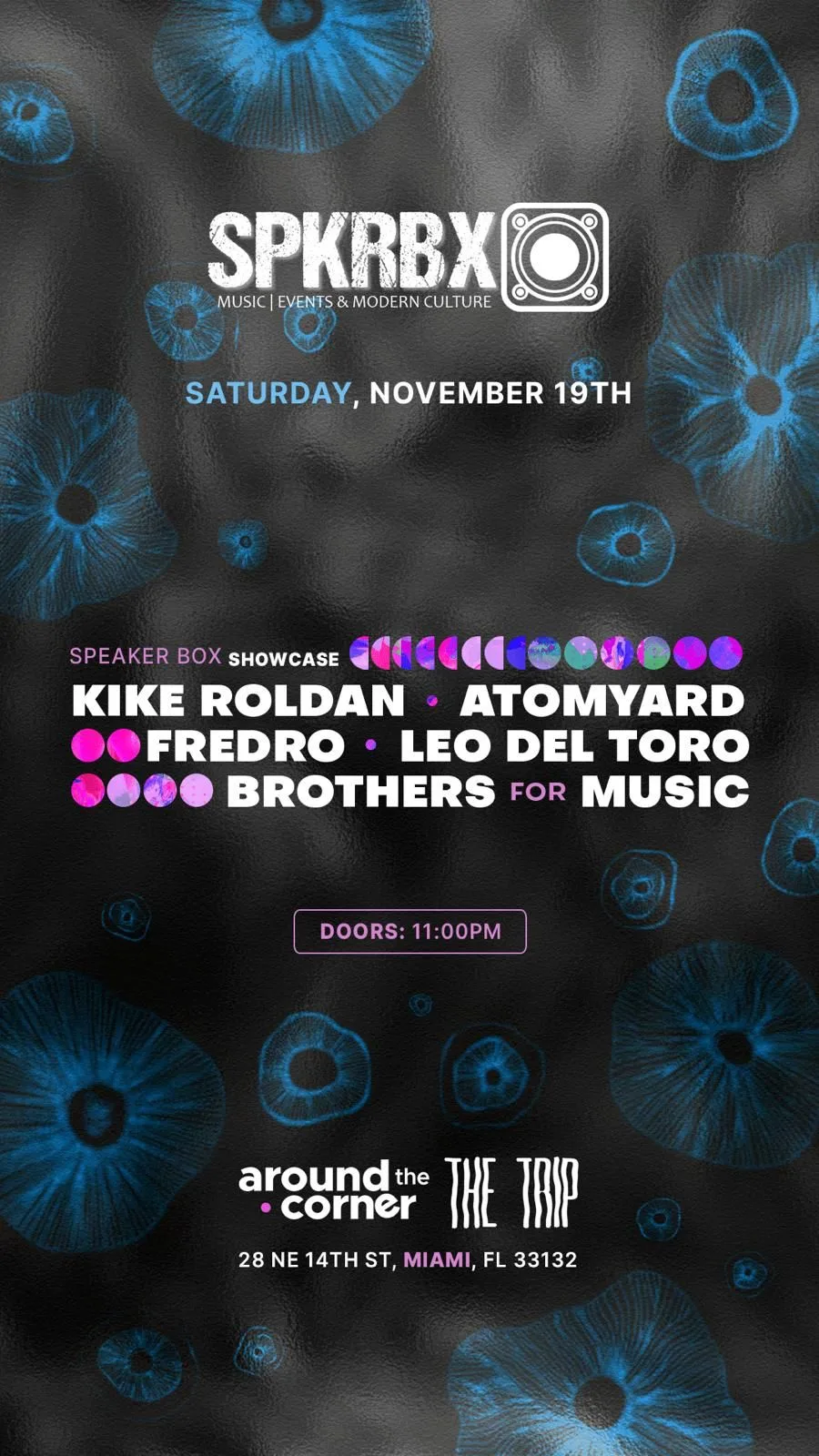 Speaker Box Showcase At The Trip Miami Cover
