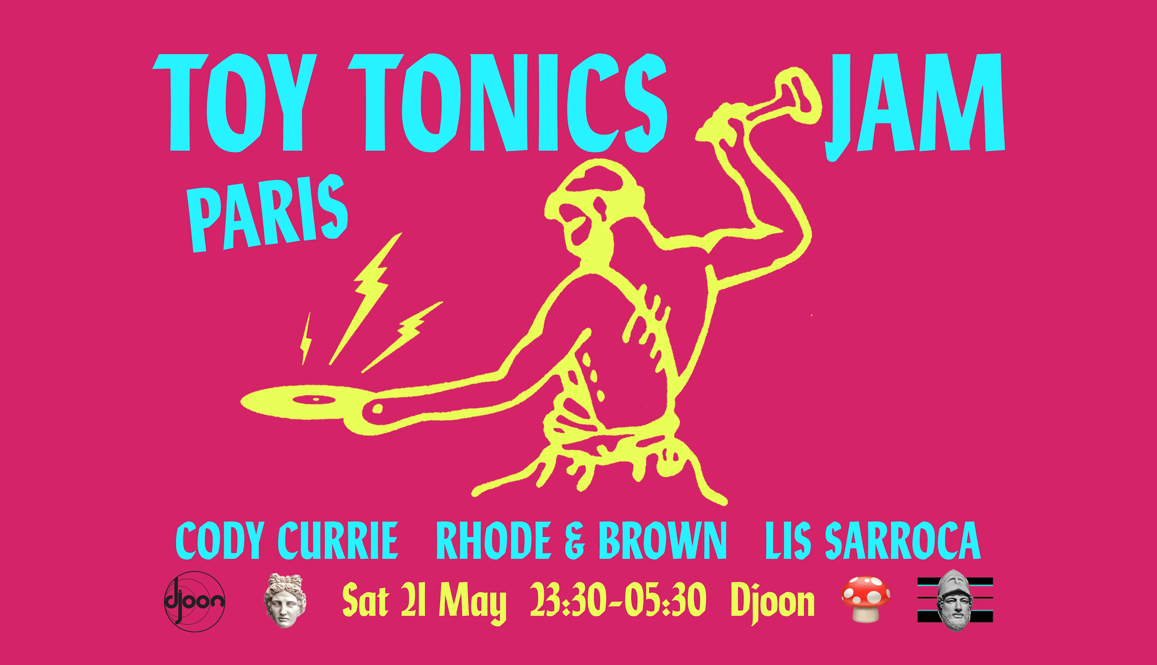 Djoon: Toy Tonics Jam • Cody Currie, Rhode & Brown, Lis Sarroca Cover