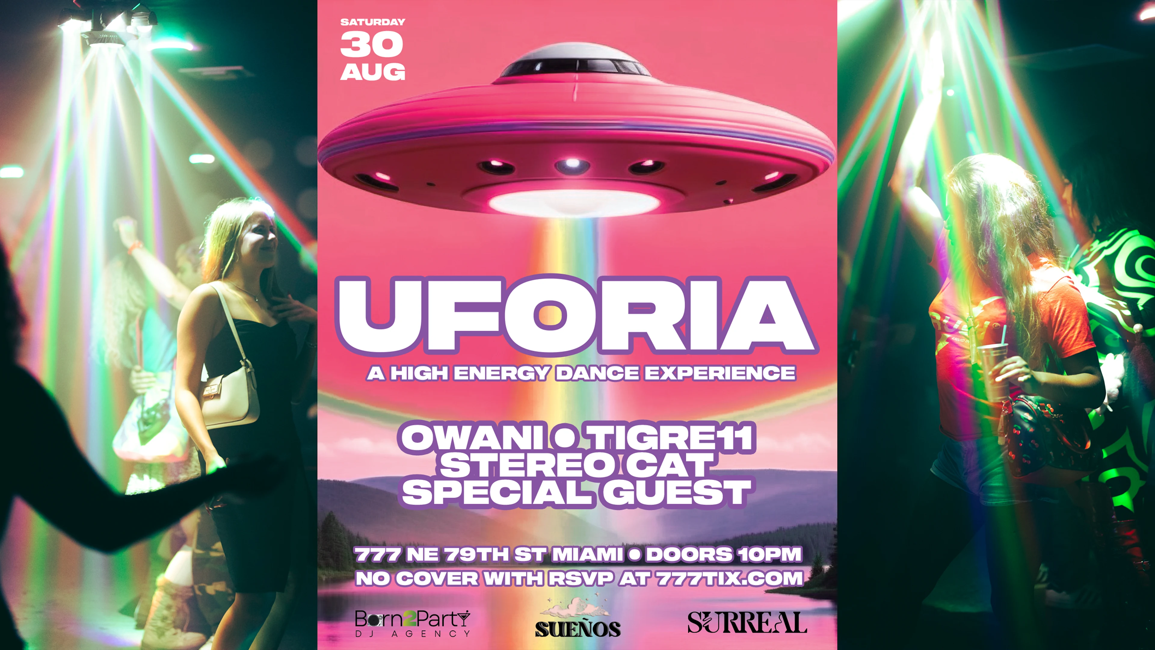 Uforia: A High Energy Dance Experience (No Cover With Rsvp!) Cover