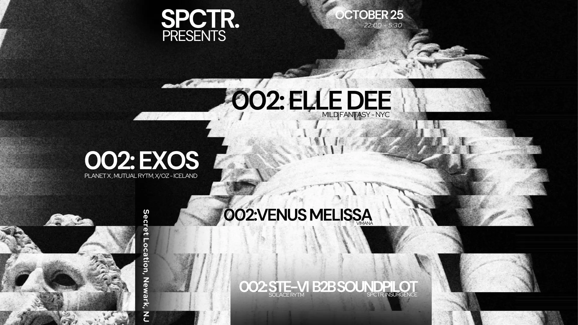 Spctr Music Presents 002: W/ Elle Dee & Exos Cover
