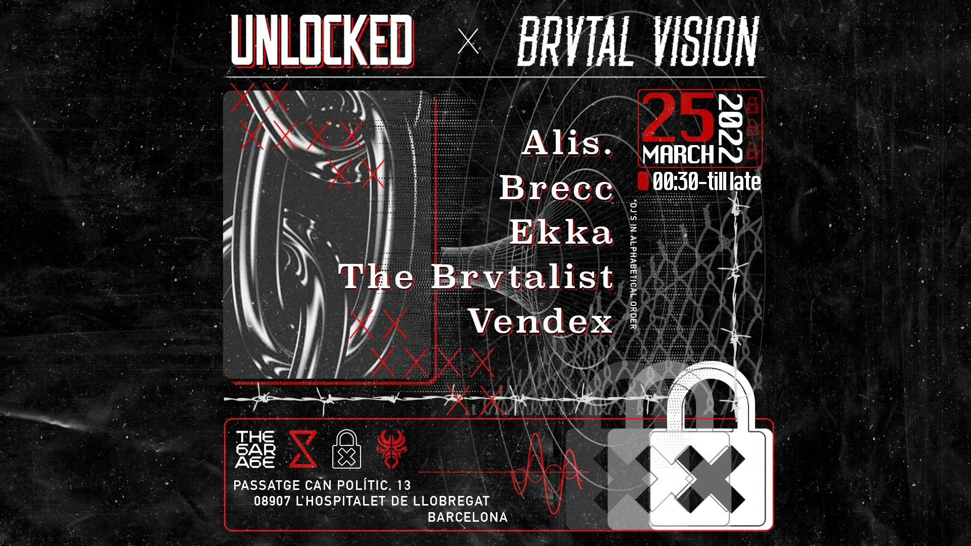 Unlocked X Brvtal Vision - Showcase Cover