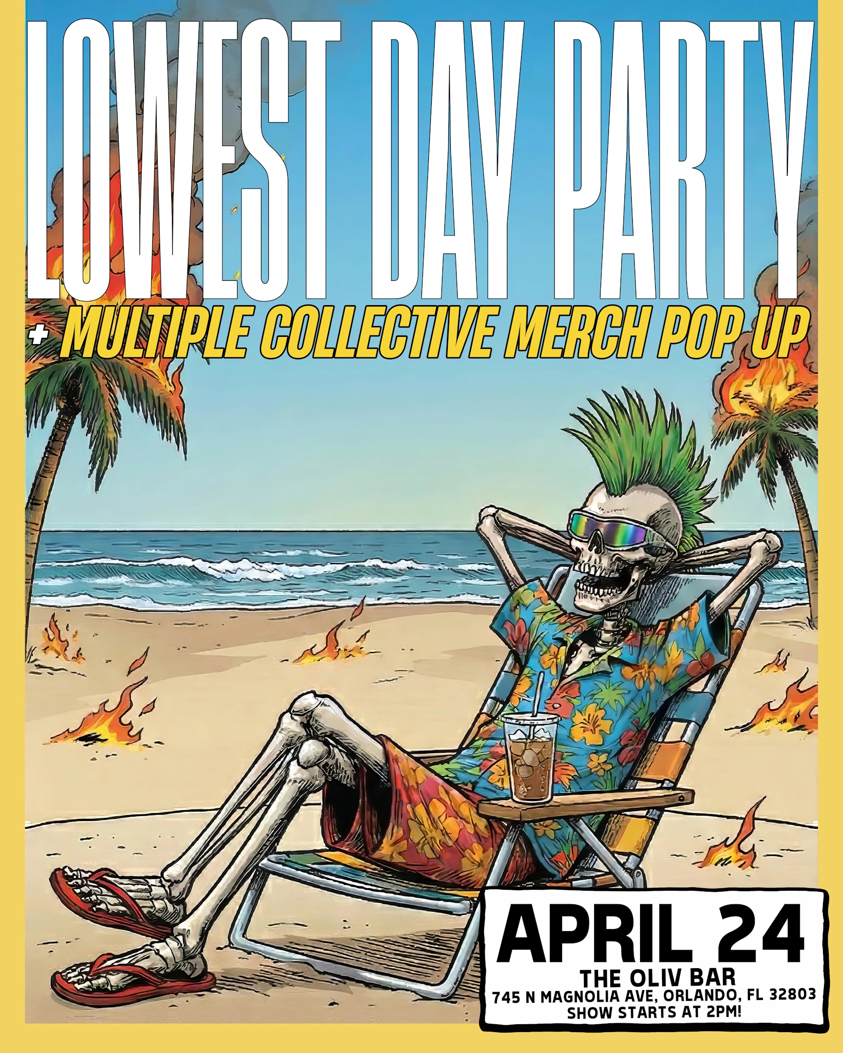 City On Fire Day Party Cover
