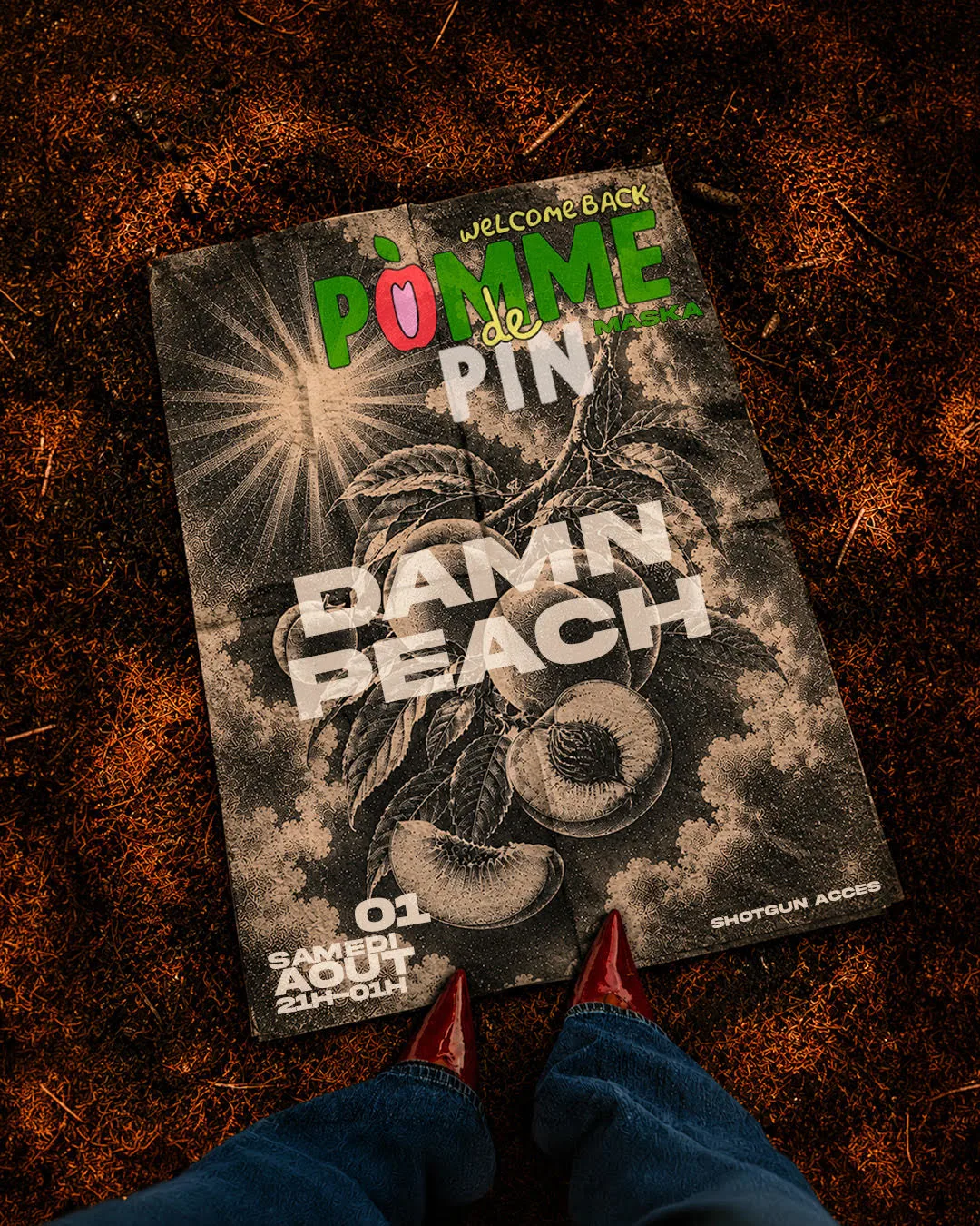 Pomme De Pin Damn Peach Cover
