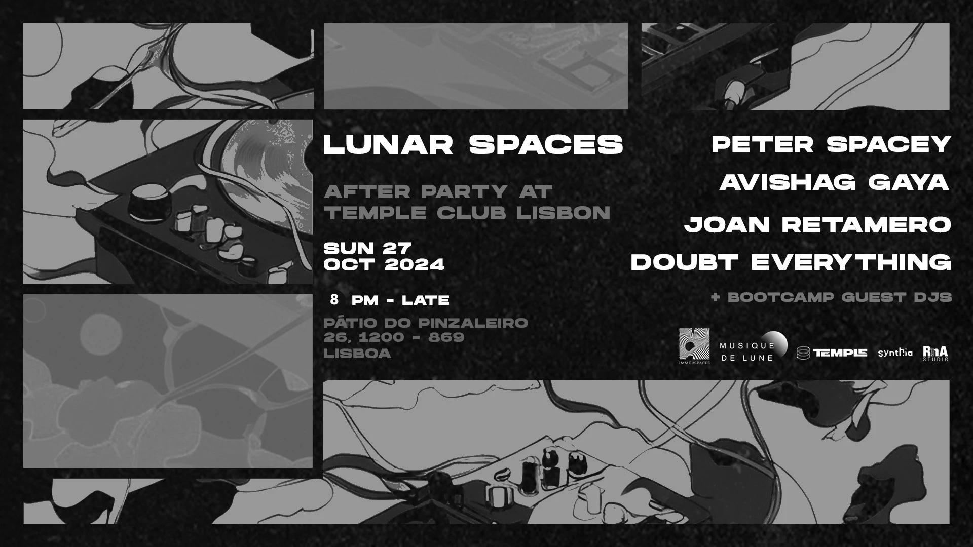 Lunar Spaces Bootcamp After Party @ Temple Club Lisbon Cover