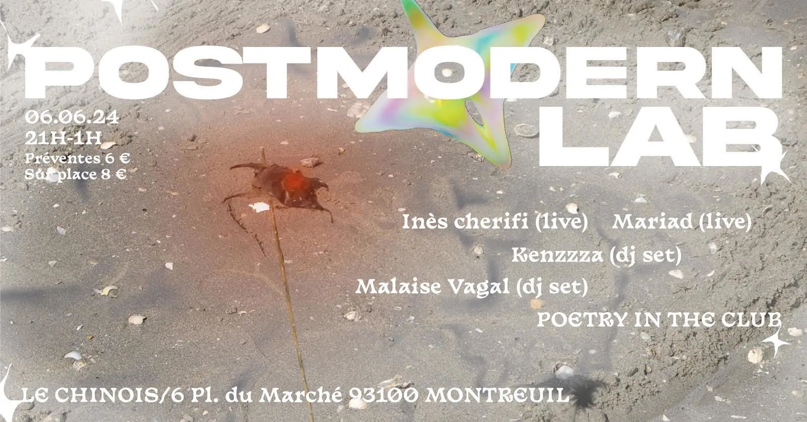 Postmodernlab: Poetry In The Club Cover