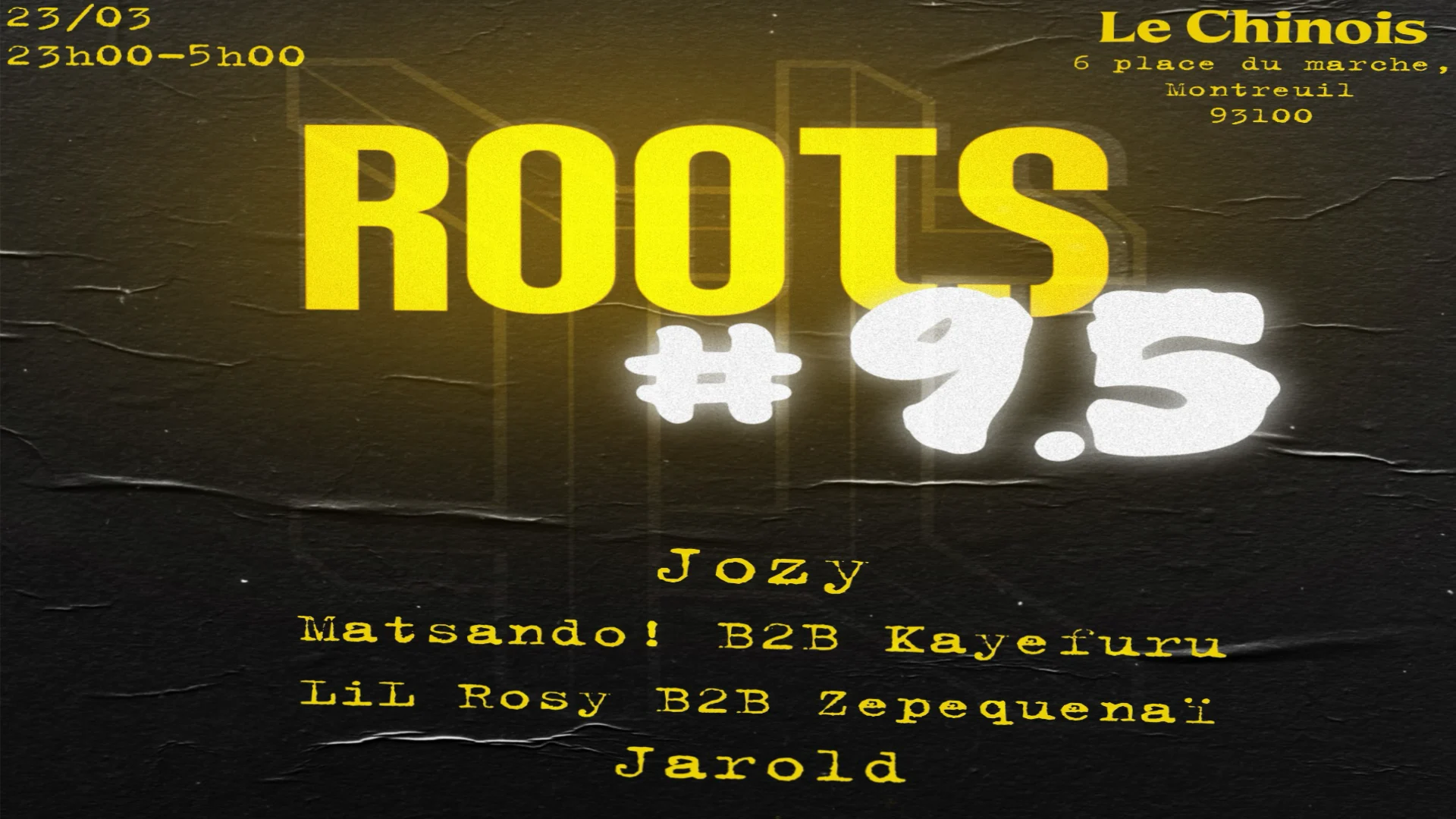 Root.S #9.5 X Le Chinois Cover