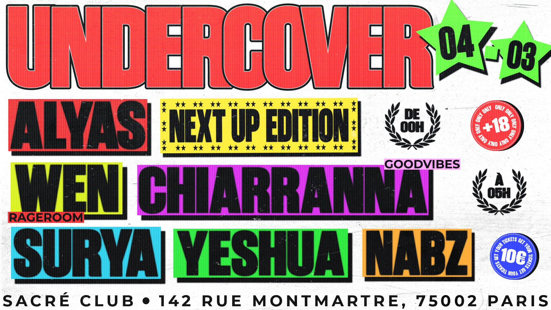 Undercover #25 - « Next Up » Edition Cover
