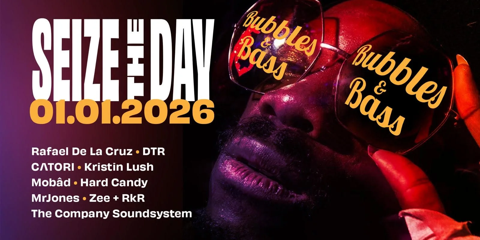 Bubbles & Bass: Seize The Day Cover