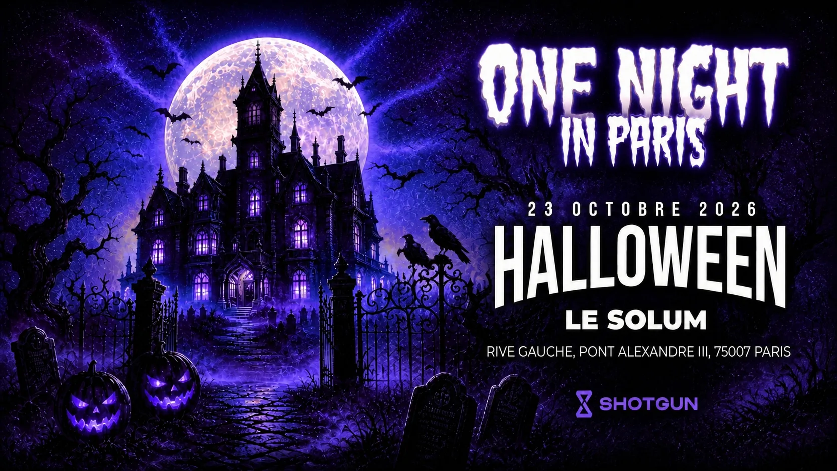 One Night In Paris - Halloween - Solum Cover
