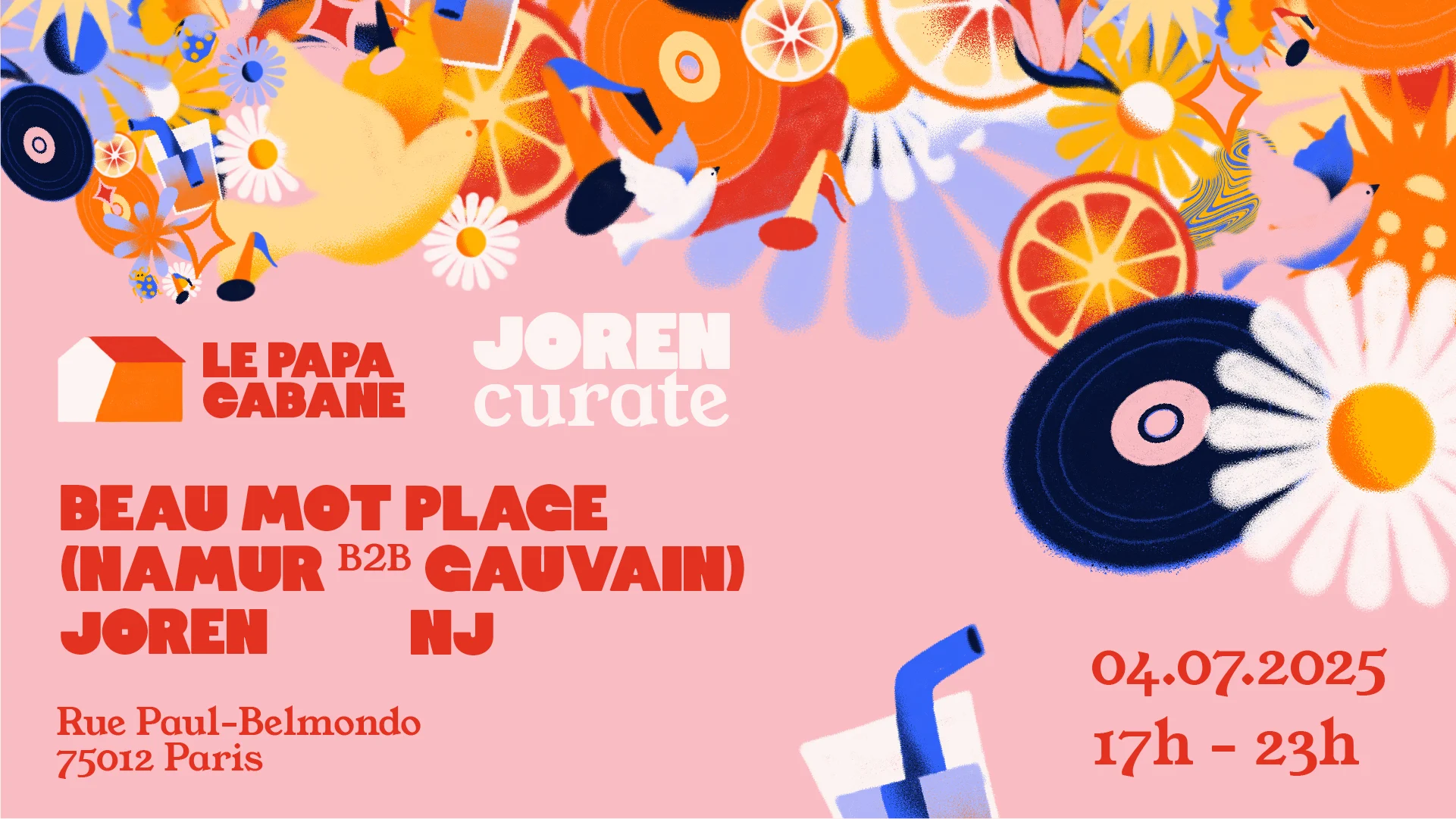 (Open Air) Joren Curate : Beau Mot Plage (Gauvain B2b Namur) Cover