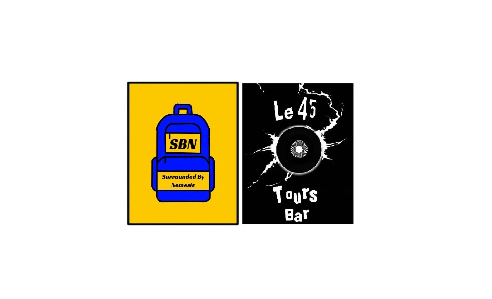 Sbn @45tours W/ 2tm, Lkb, Vince & Henri Sharon Cover