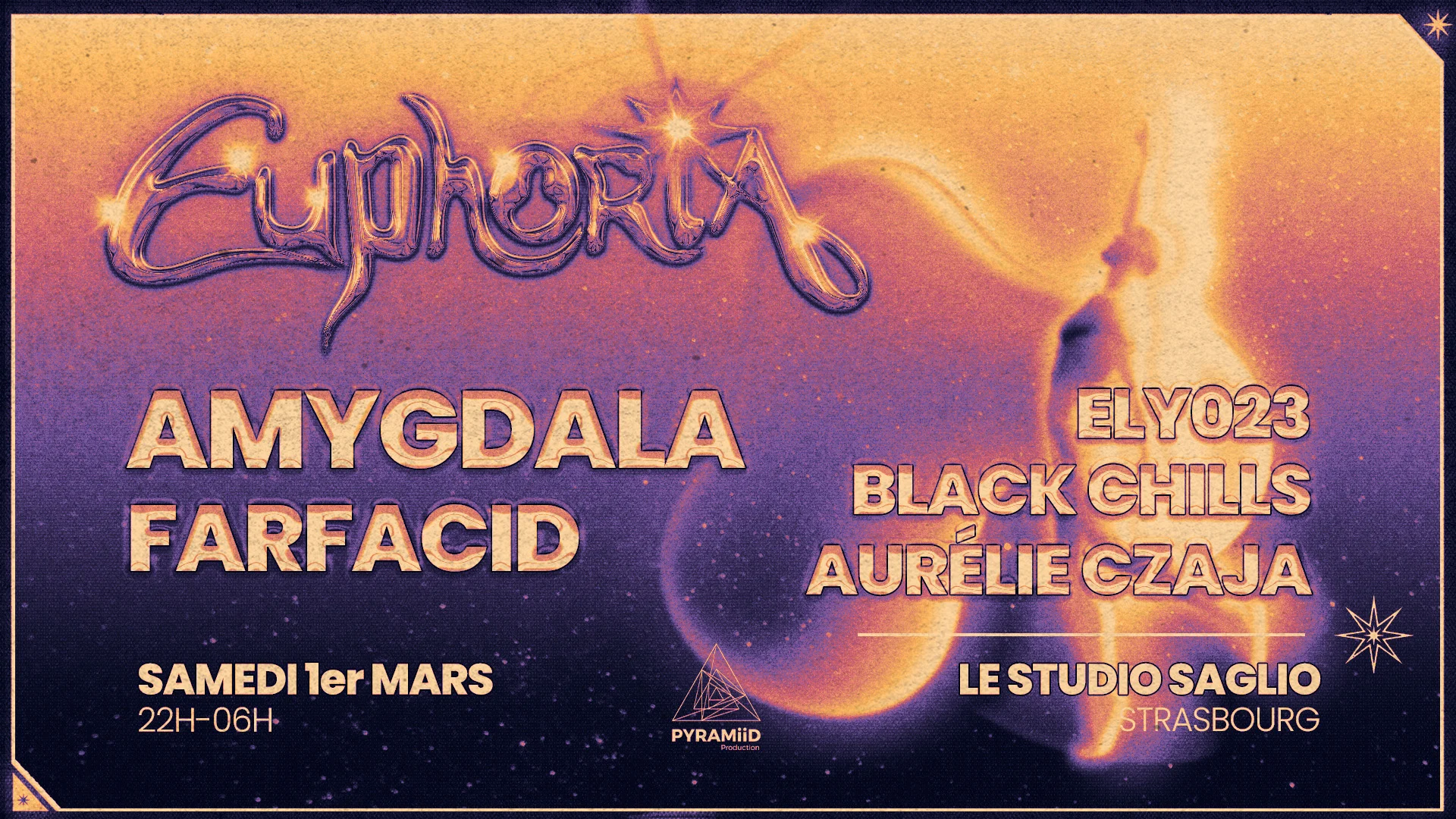 Euphoria (Strasbourg) : Amygdala - Farfacid - Ely023 Cover