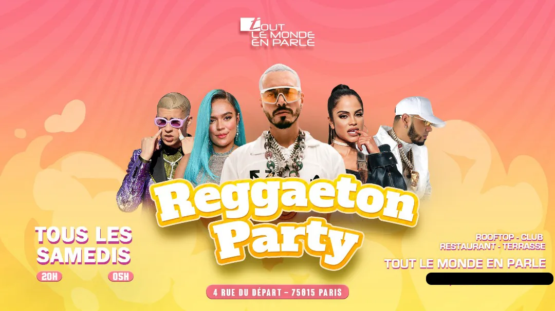 Reggaeton Party Sur Les Toits De Paris - Samedi 27 Avril2024 Cover