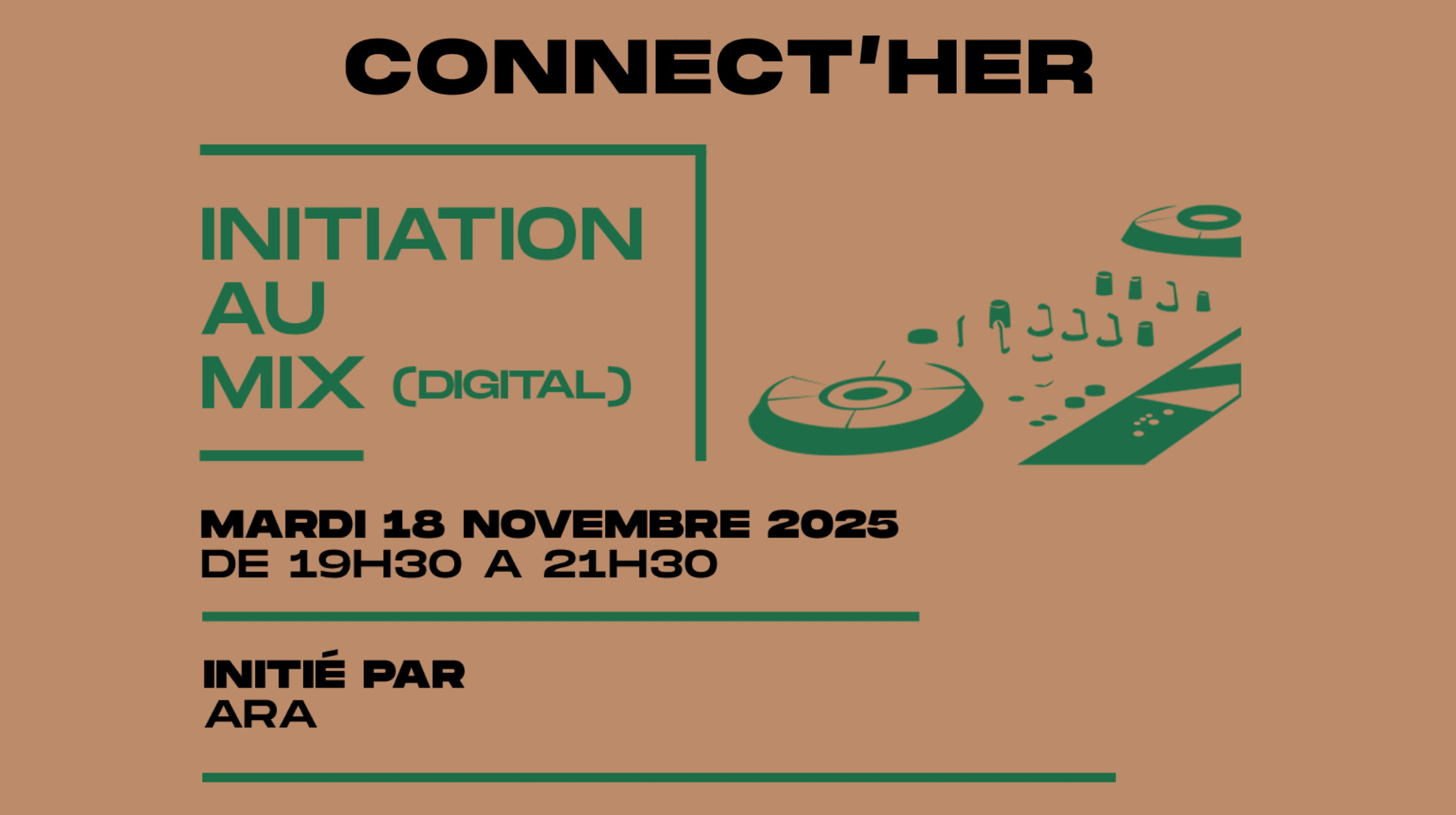 Connect'her : Initiation Au Mix Digital Avec Ara Cover