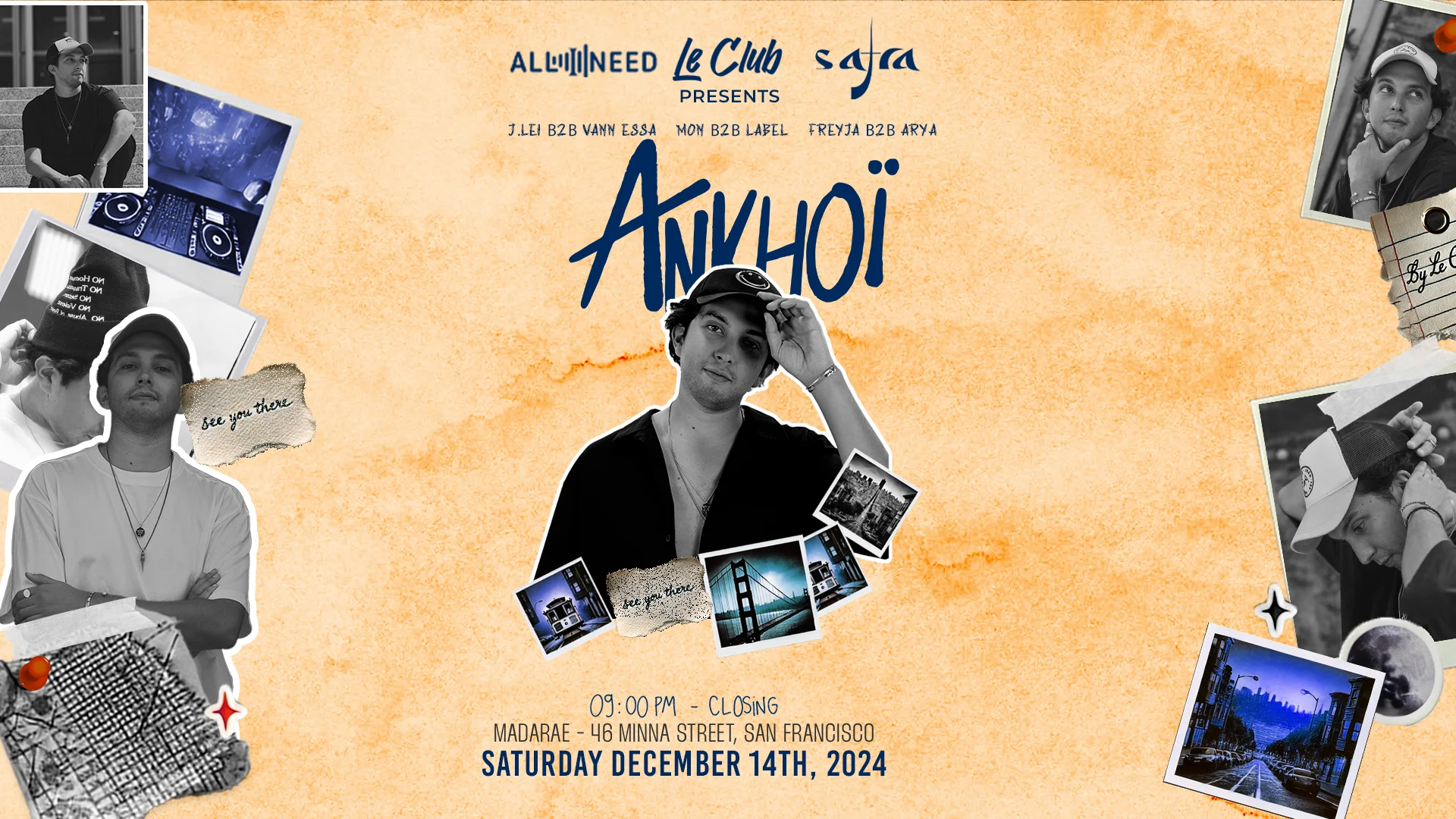 Le Club X All I Need X Safra Present Ankhoï (Dhb) Cover
