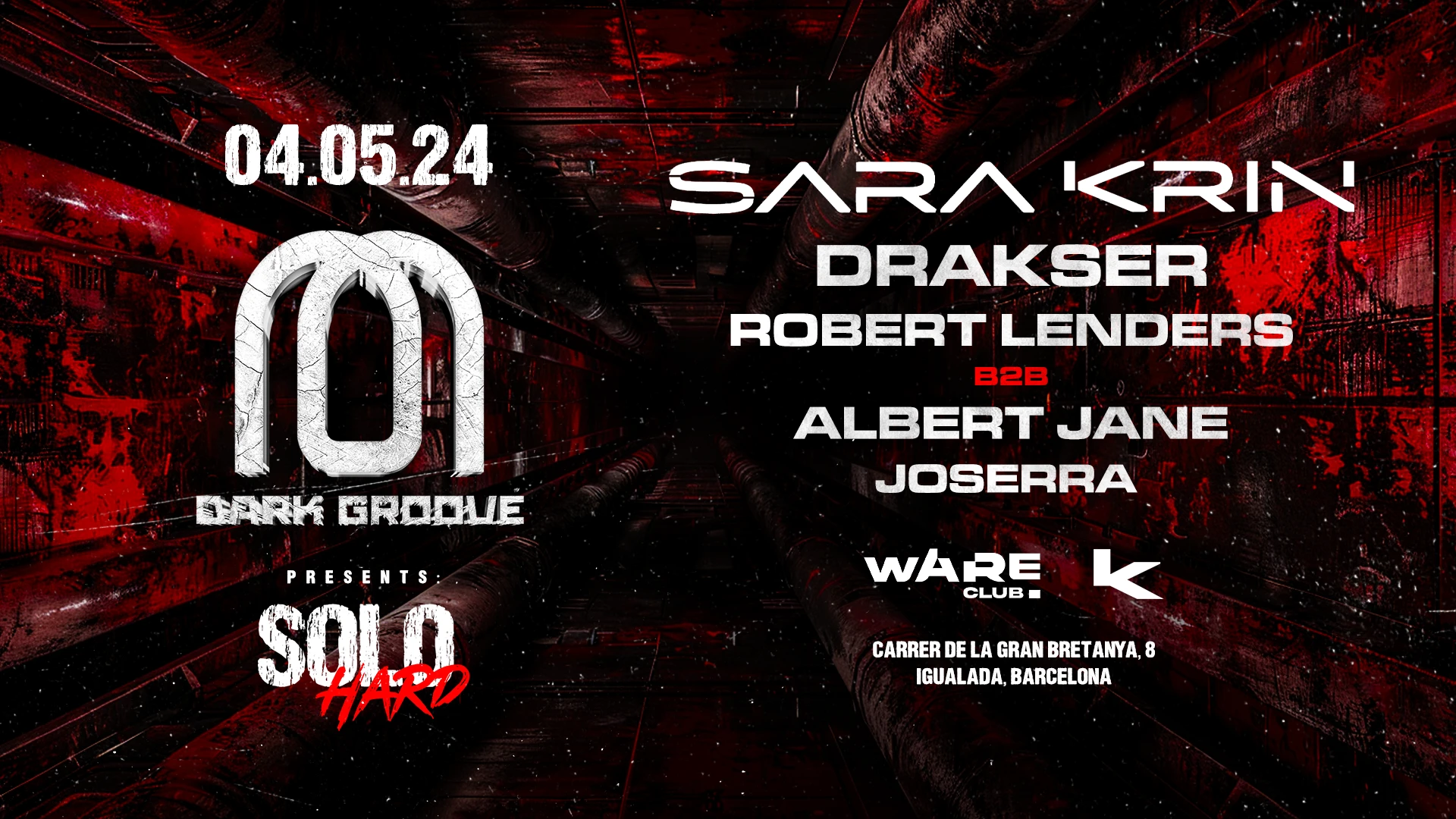 Darkgroove Pres. Solohard | Sara Krin Cover