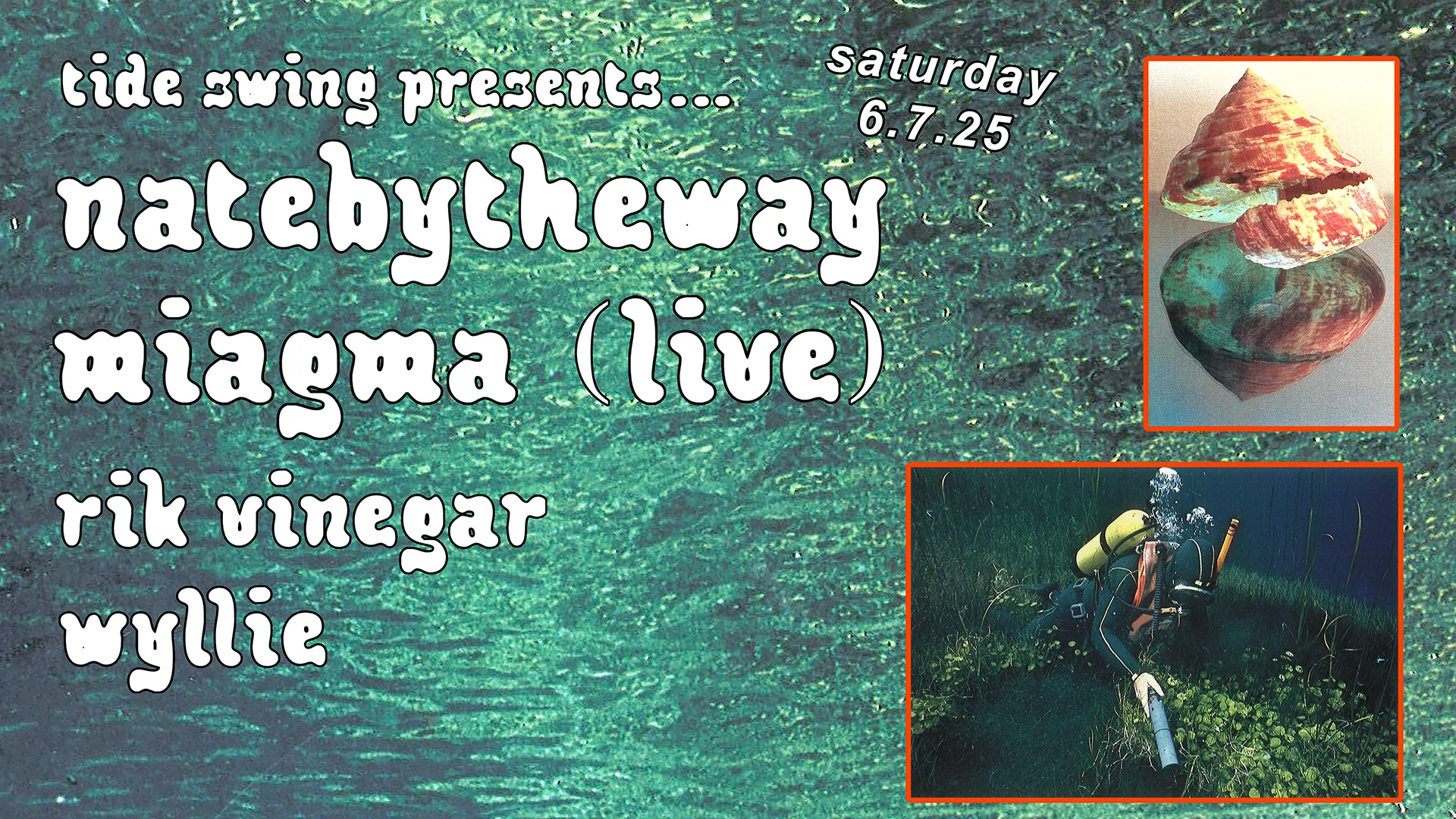 Tide Swing //// Presents Natebytheway + Miagma (Live) Cover