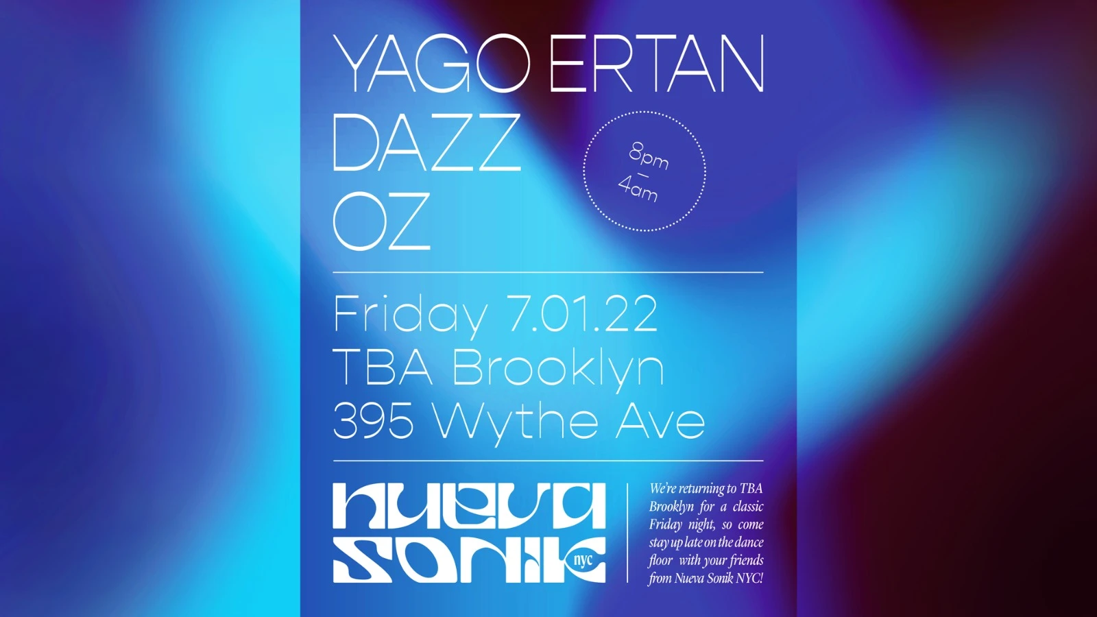 Nueva Sonik Nyc: Dazz Cover