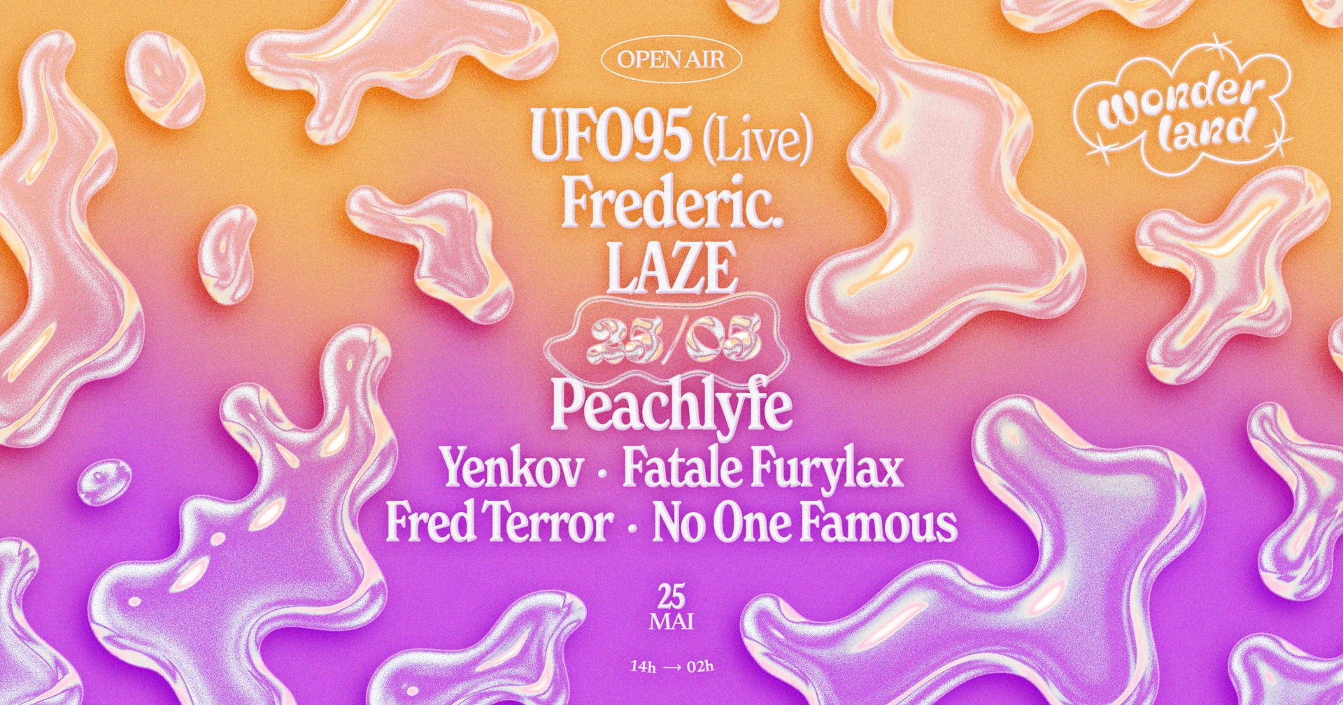 Wonderland Invite : Ufo95 (Live) - Frederic. - Laze Cover