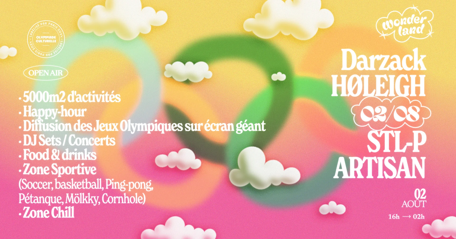 Wonderland Présente Son Olympiade Culturelle W/ Darzack Cover