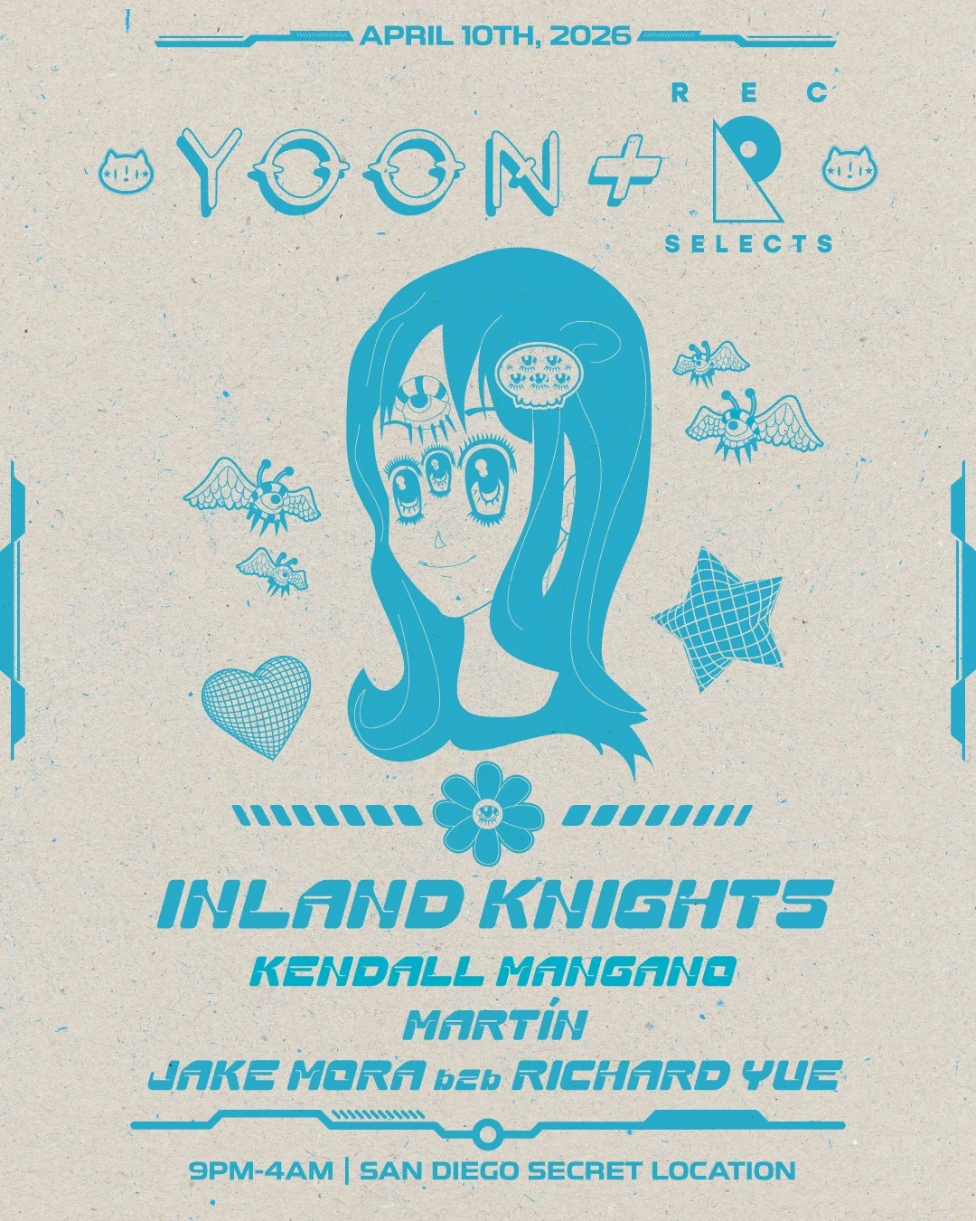 Yoon X Rec Selects Presents: Inland Knights Cover