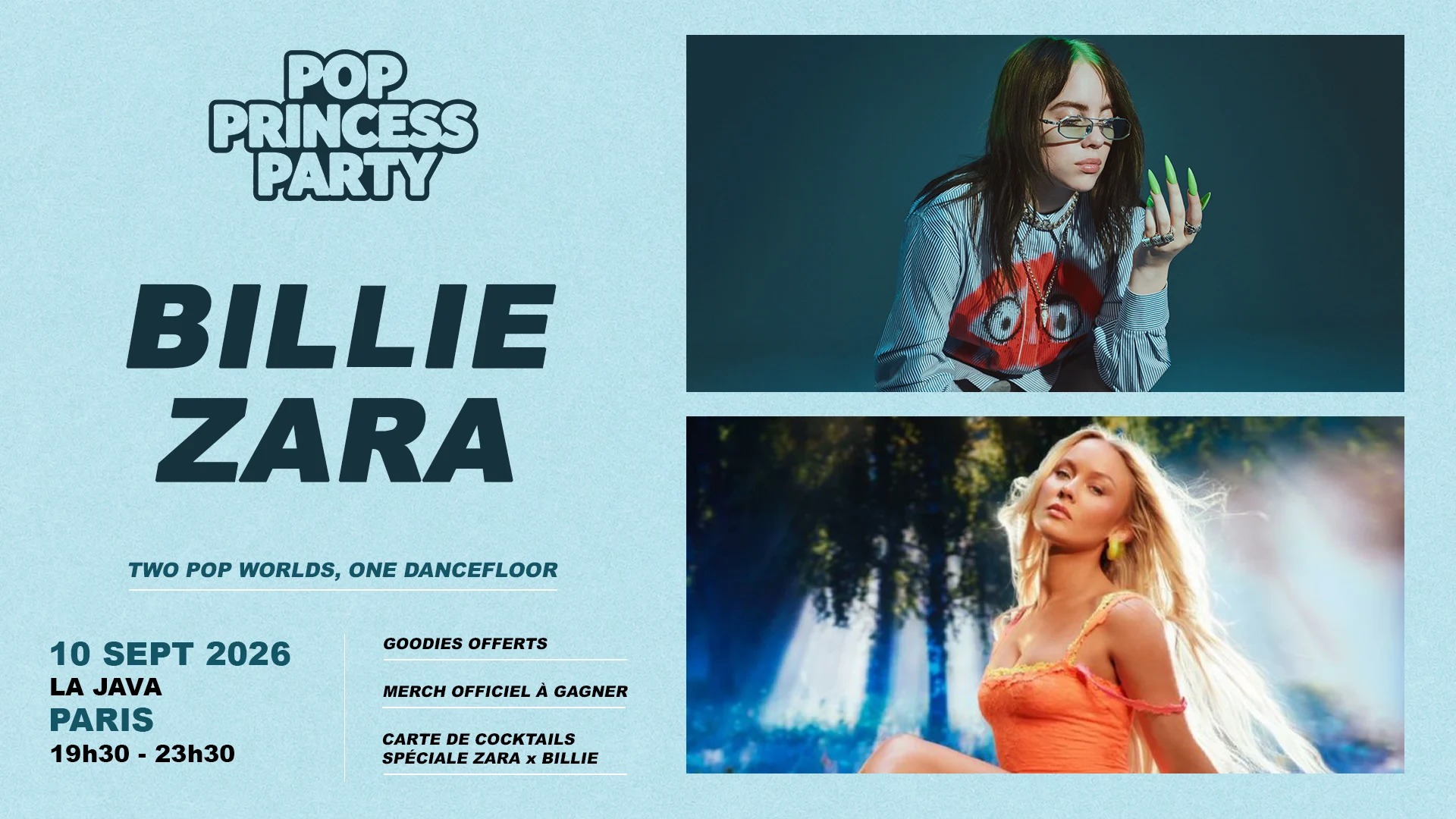 Pop Princess Party - Billie X Zara Edition - Paris Cover