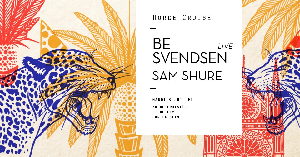 Horde Cruise : Be Svendsen (Live), Sam Shure  Cover