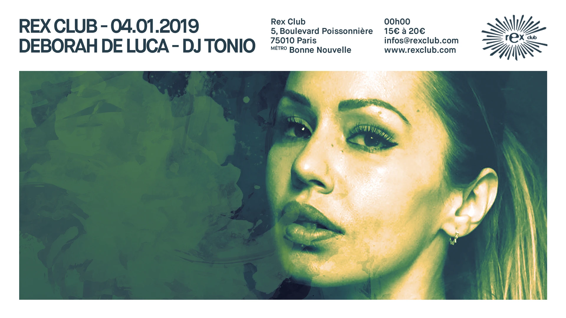  Rex Club Presente: Deborah De Luca, Dj Tonio Cover