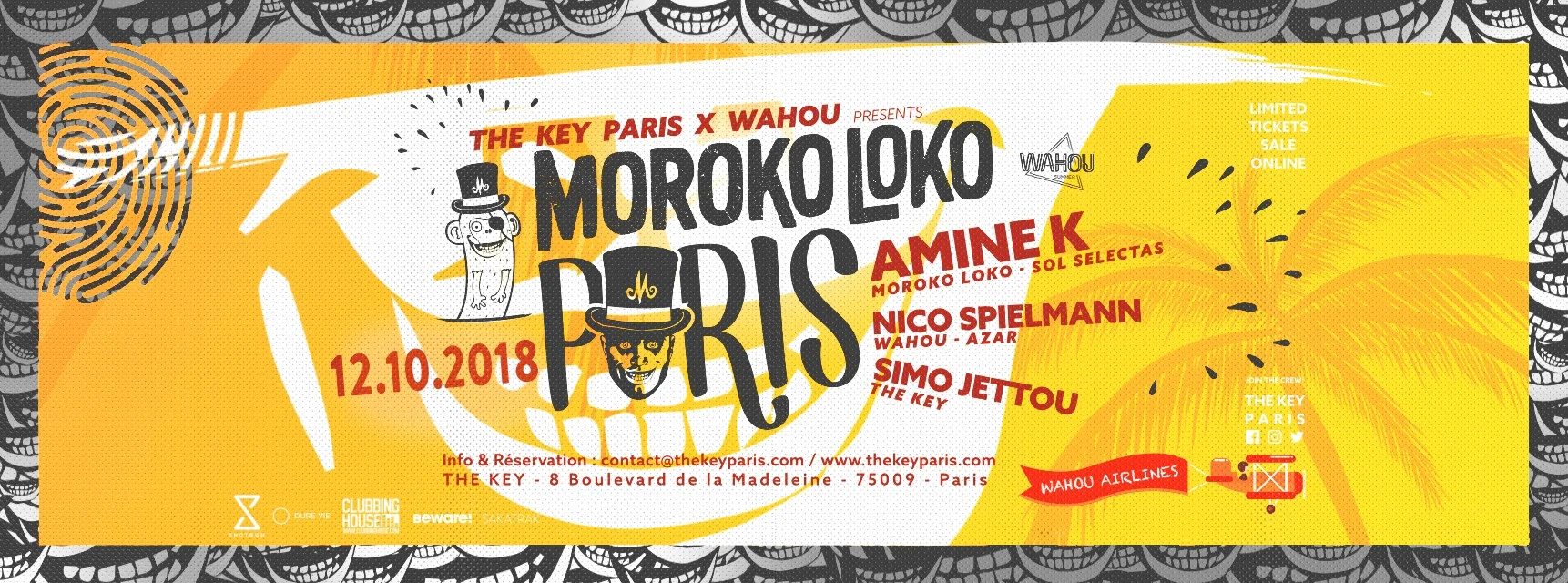 The Key Paris & Wahou Presents Moroko Loko • Amine K & Friends Cover