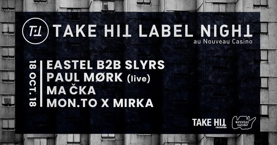 Take Hit Label Night/ Eastel, Paul Mørk, Ma Čka, Slyrs Cover