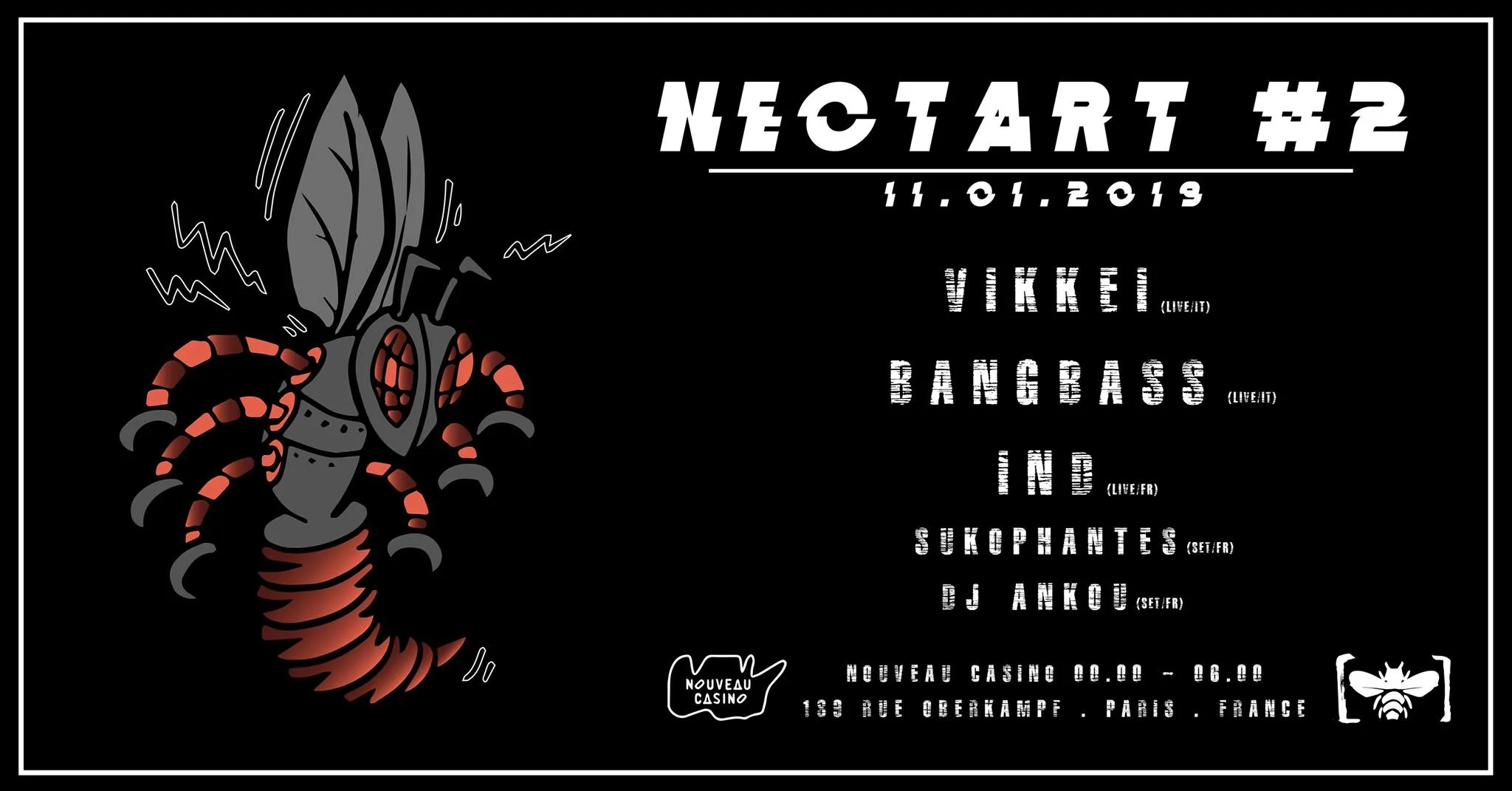 Nectart #2 W/ Vikkei, Bangbass, Ind & More Cover