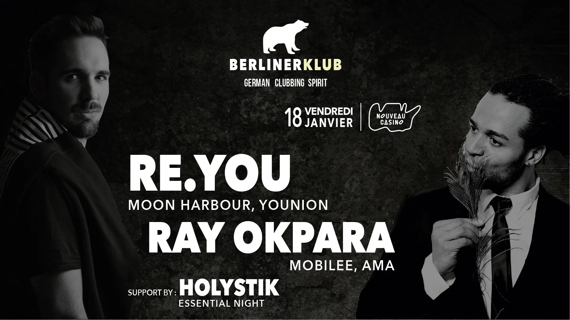 Berliner Klub : Re.You, Ray Okpara, Holystik Cover