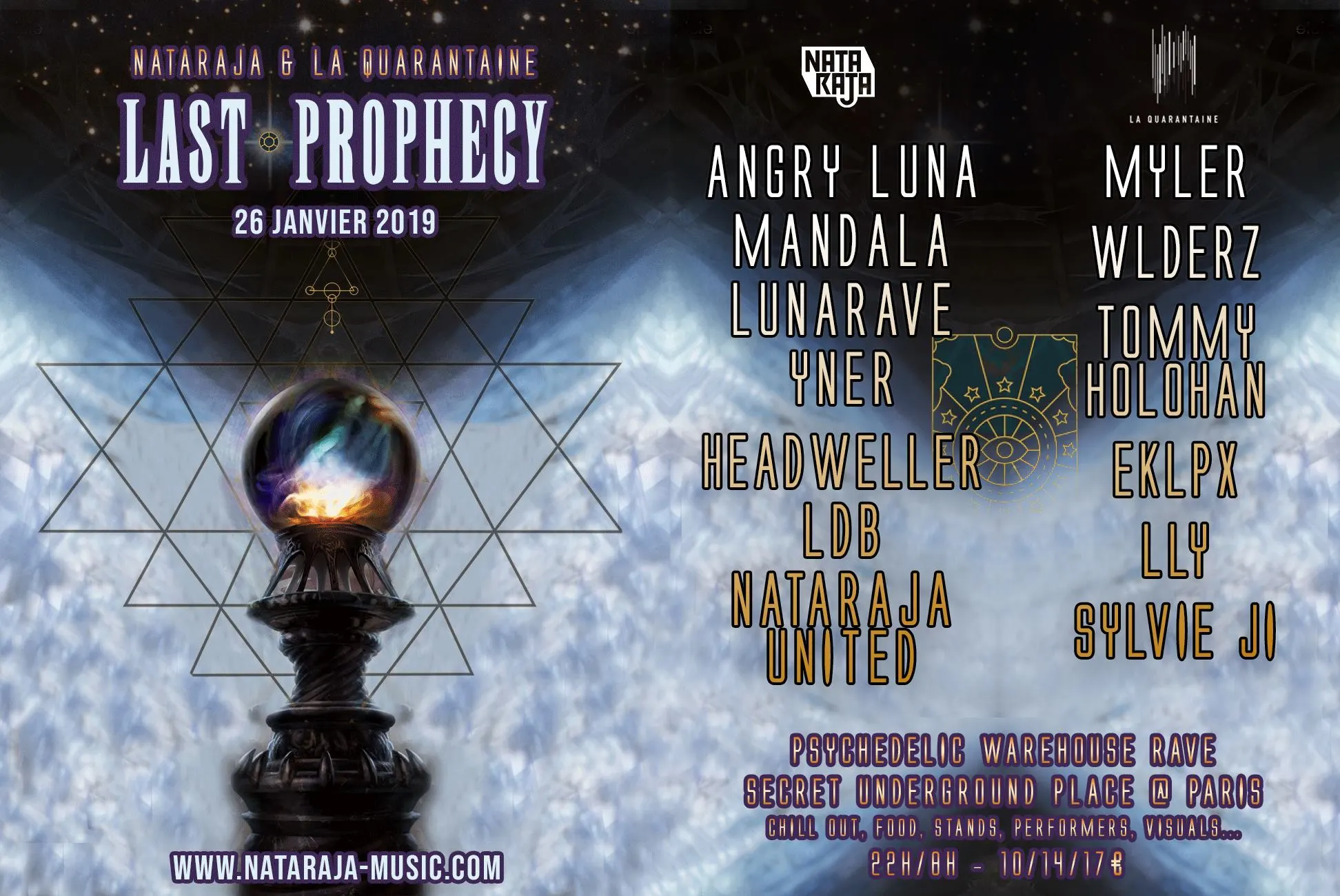 Nataraja X La Quarantaine: Last Prophecy Cover