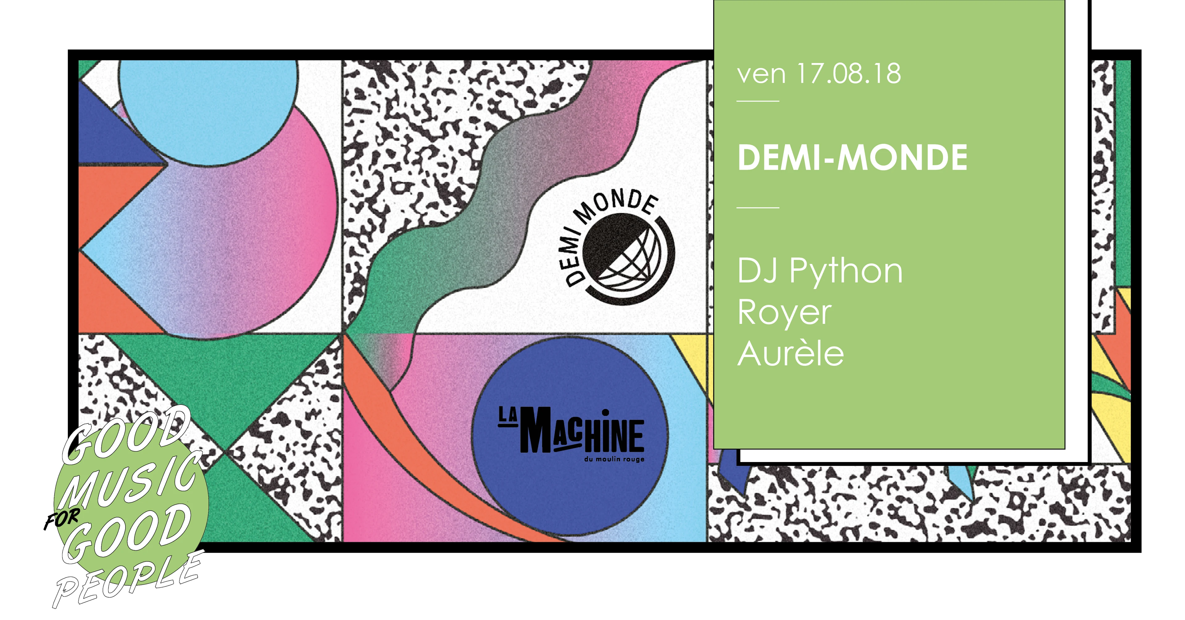 Demi-Monde : Dj Python • Royer • Aurèle Cover