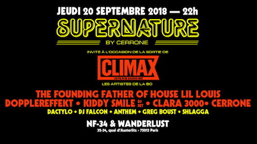 Supernature X Climax - Cerrone, Lil Louis, Kiddy Smile Cover