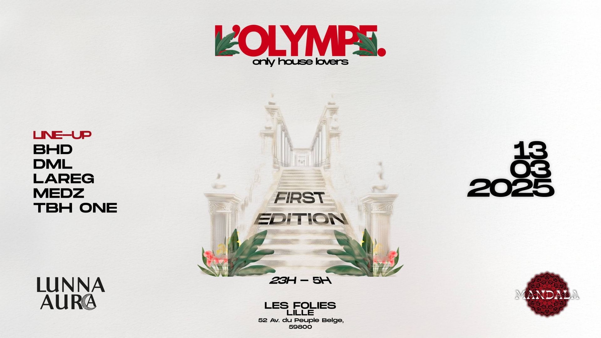 L'olympe | First Edition | @Lille Cover