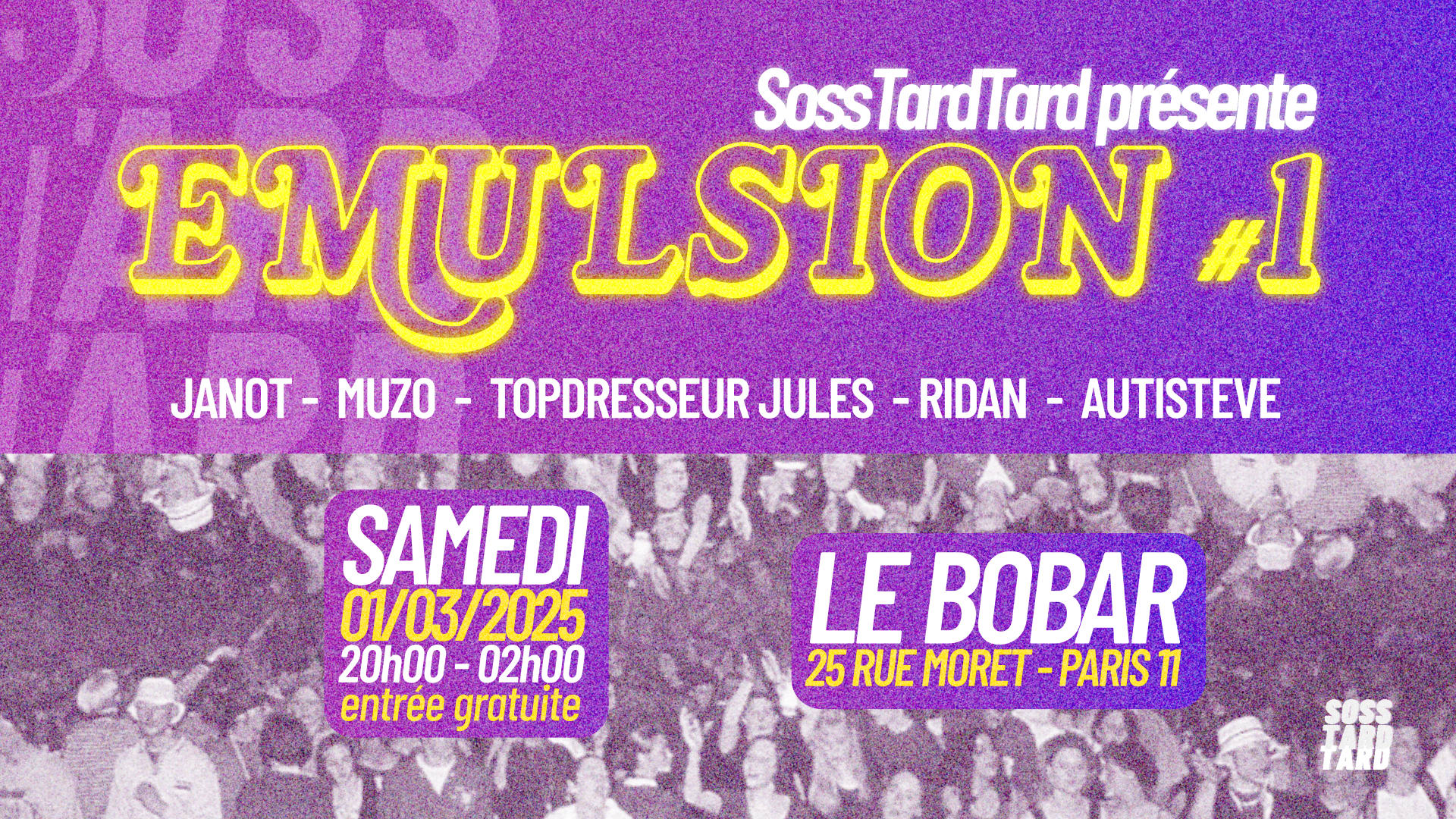 Emulsion #1 : Soss Tard Tard All Night Long Cover