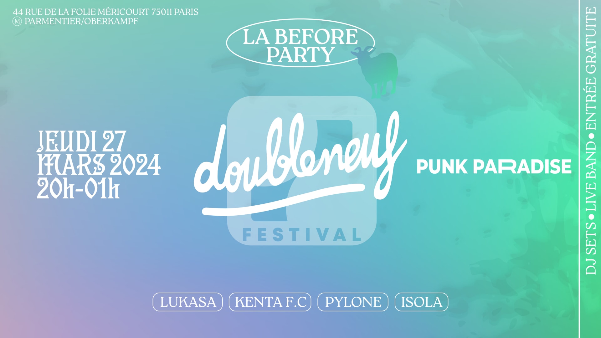 Double Neuf Festival - La Before Party Cover