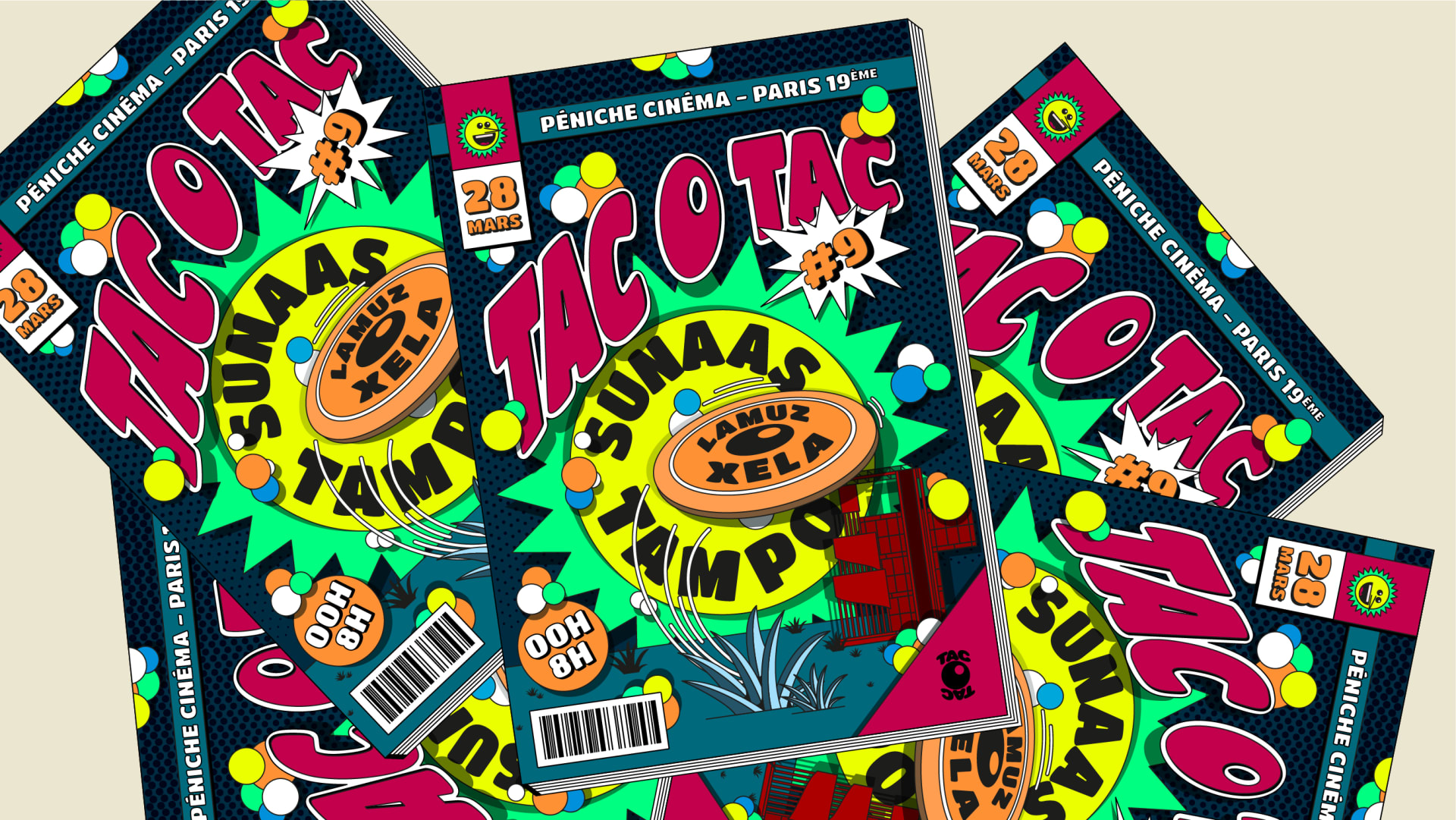 Cartoonerie : Tac O Tac Invite Sunaas & Tampo Cover