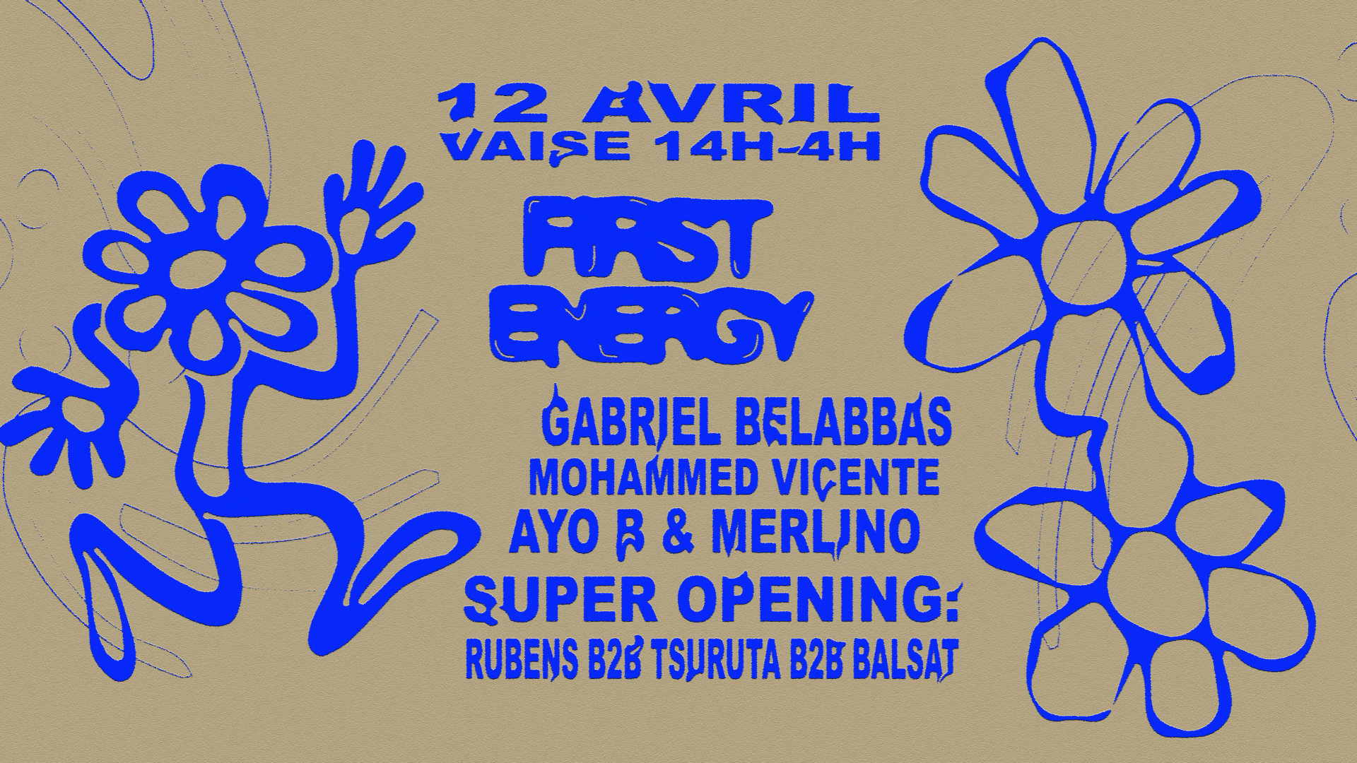 F.E- All Day Party W/ Gabriel Belabbas, Ayo B & Merlino... Cover