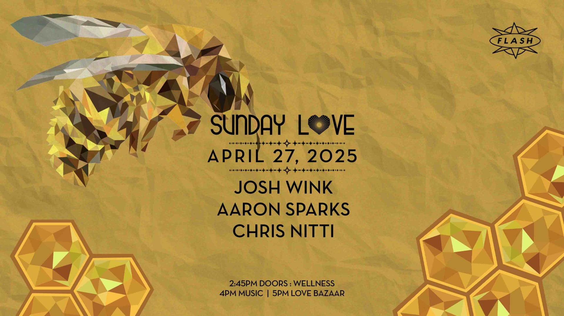 Sunday Love: Josh Wink - Aaron Sparks - Chris Nitti Cover