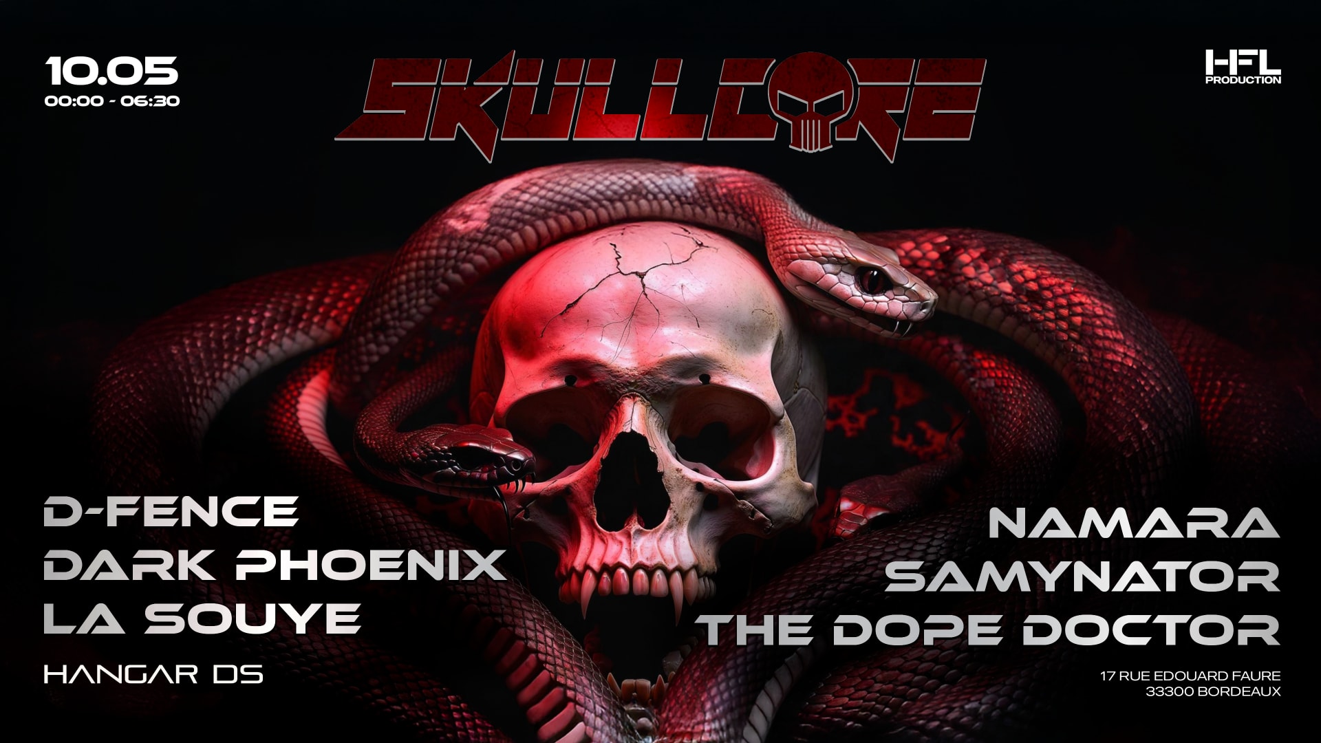 Skullcore W/ D-Fence / Dark Phoenix /Namara /The Dope Doctor Cover