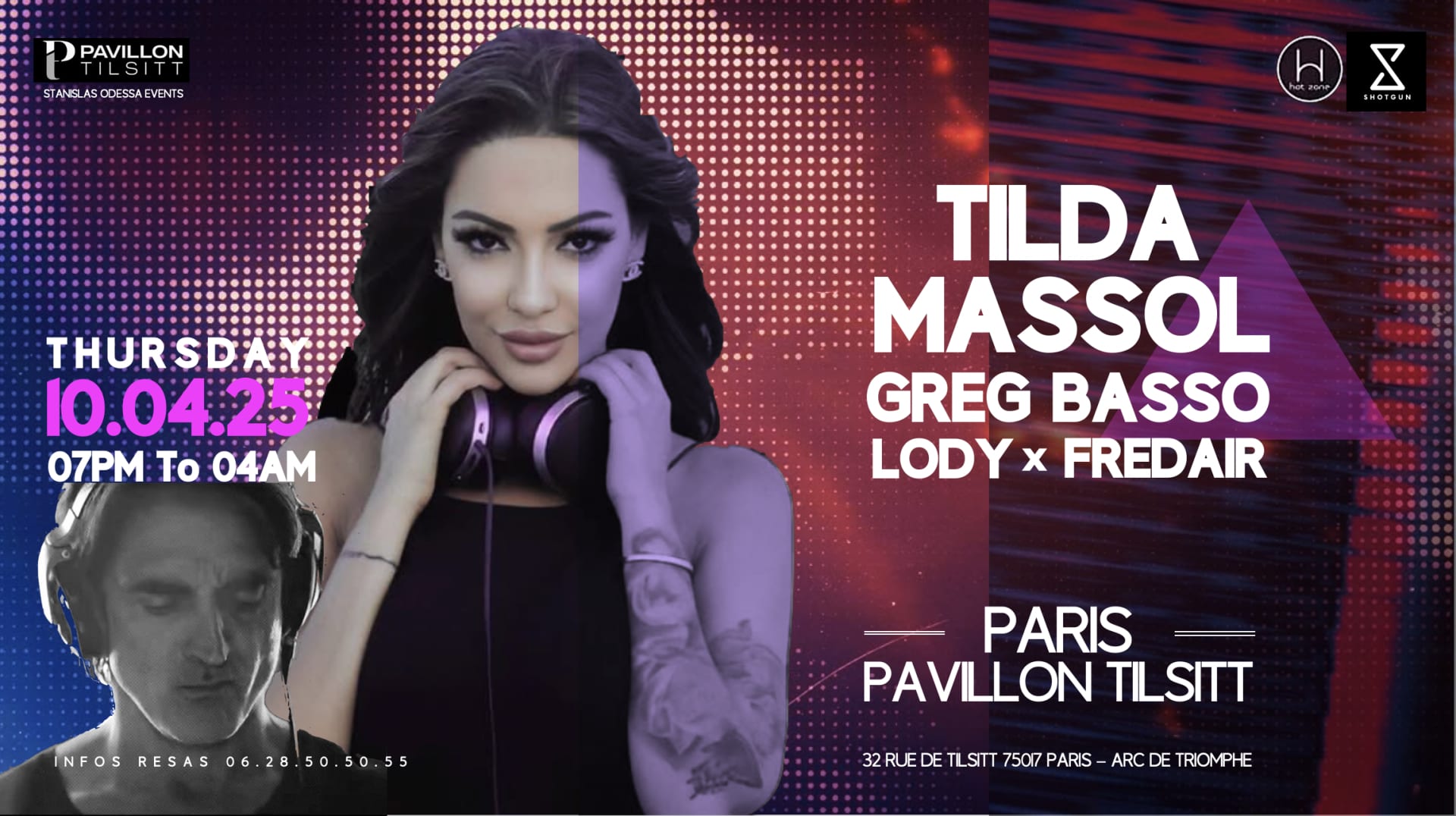 Pavillon Tilsitt || Tilda Massol . Greg Basso | Clubbing Cover